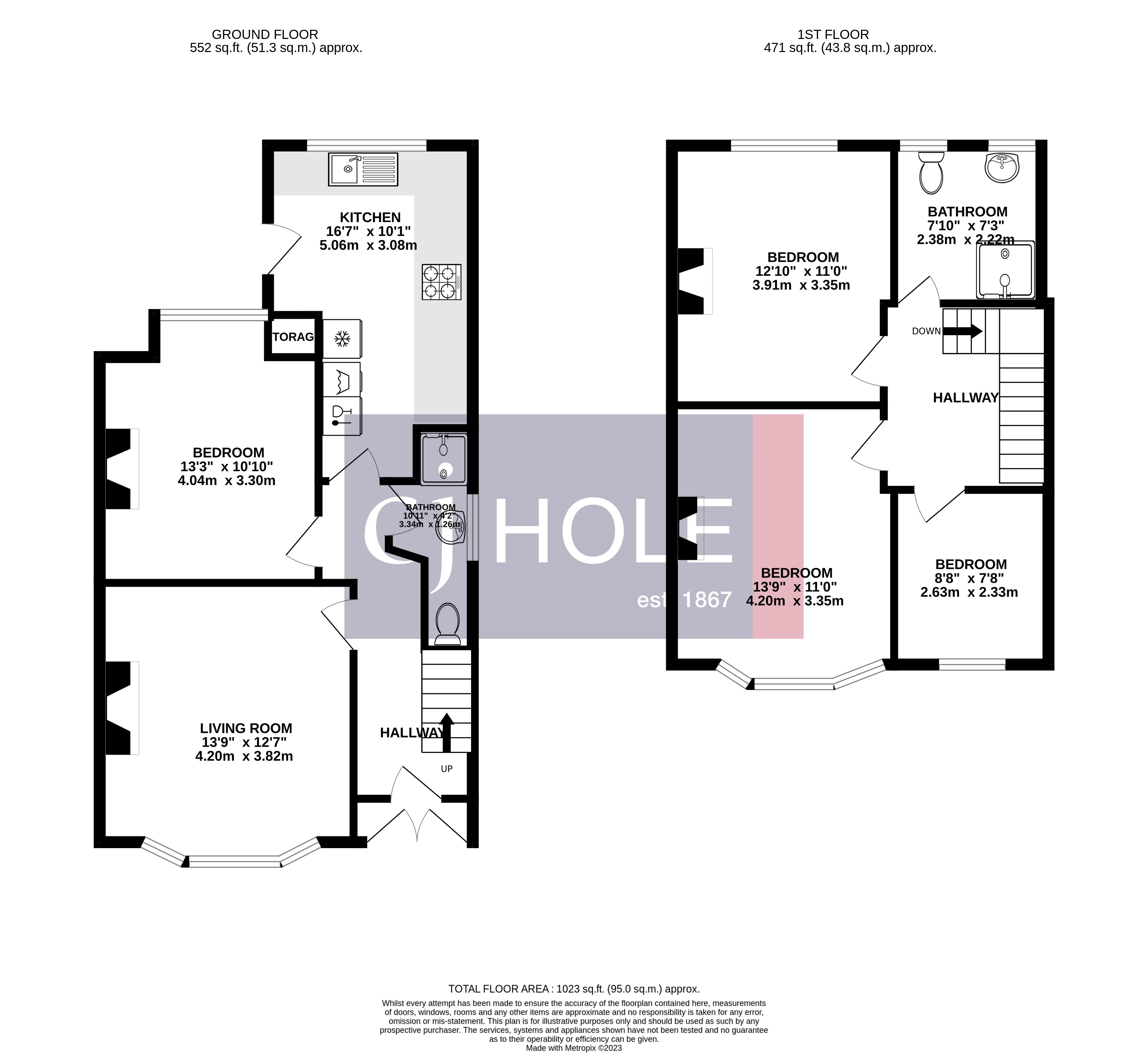 85, Wessex Avenue, Bristol floorplan