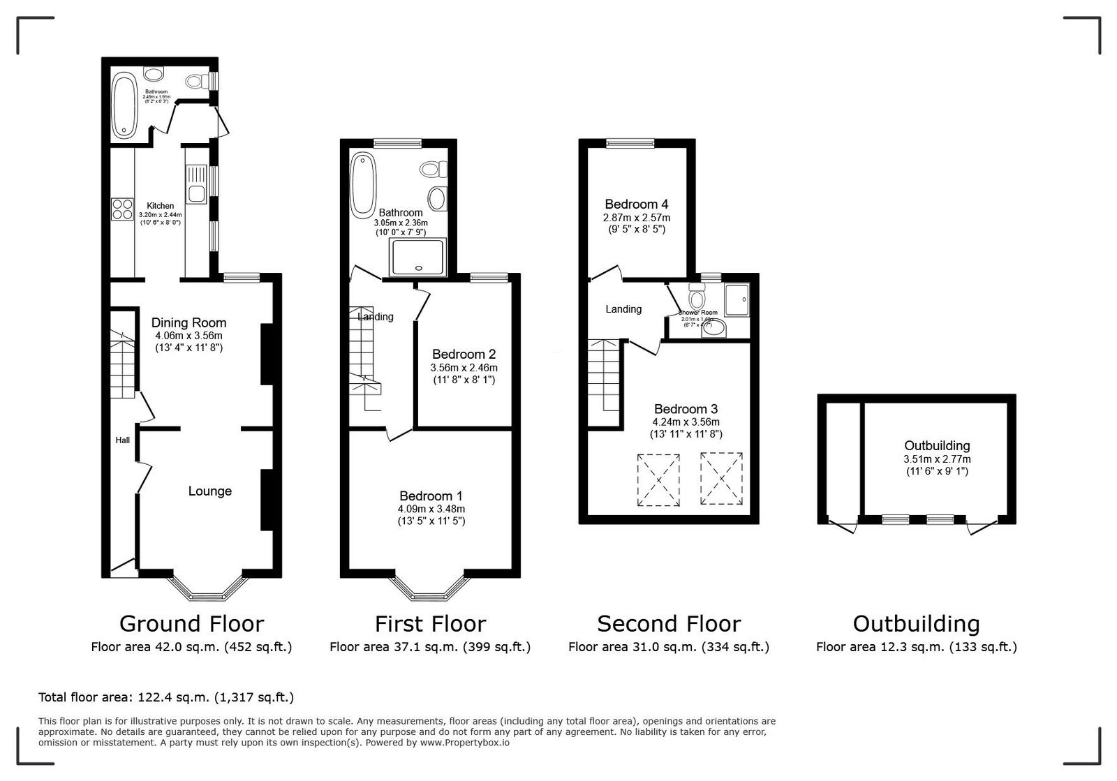 95, St. Leonards Road, Horsham floorplan