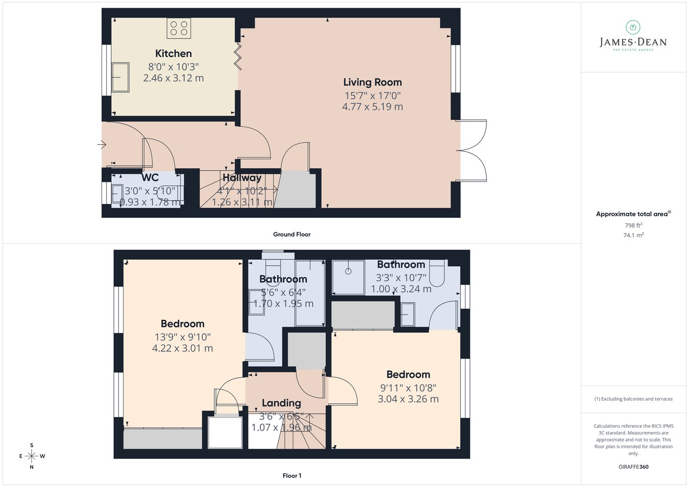 17, Clifton Close, St. Weonards floorplan