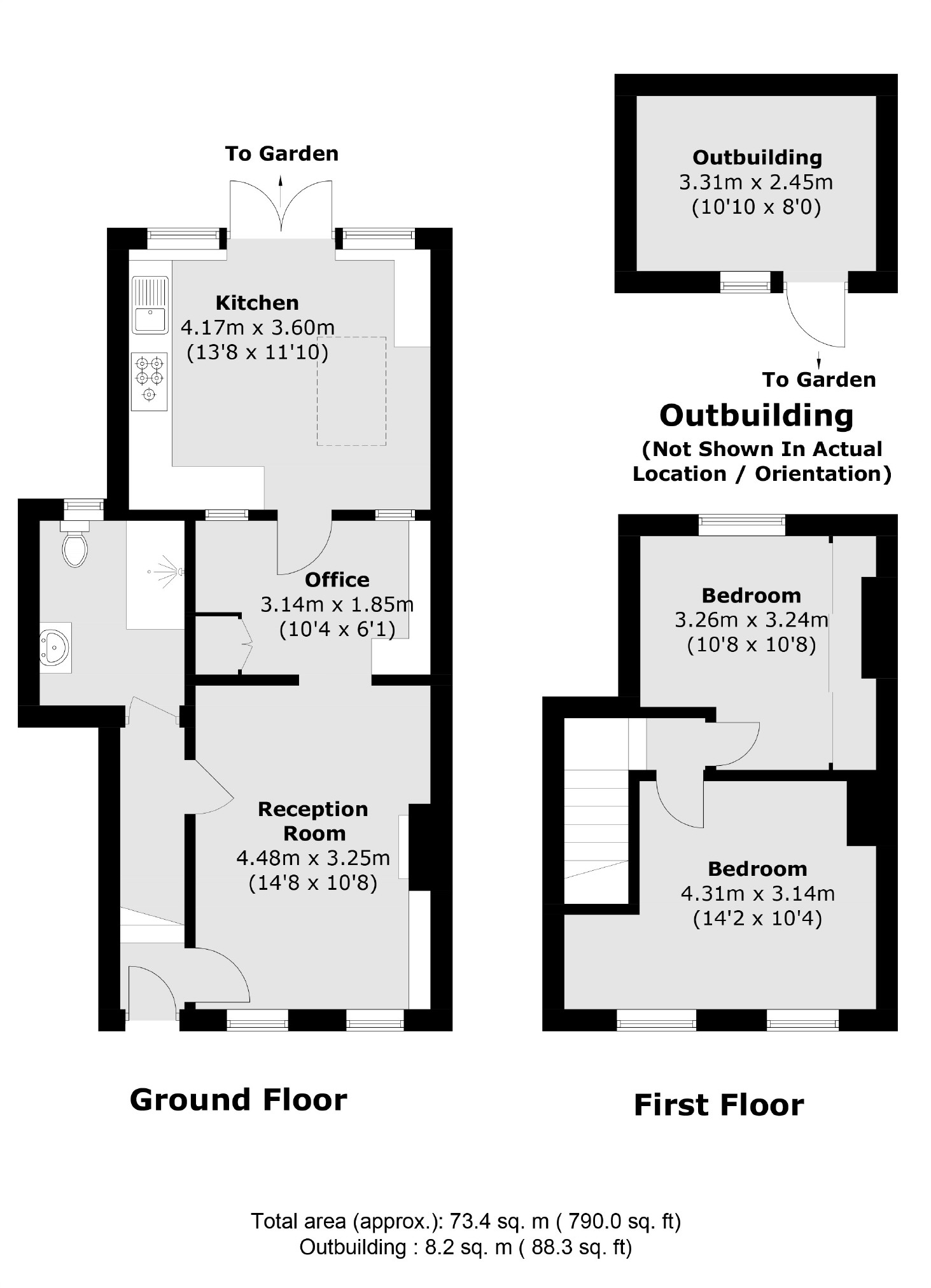 1, James Street, Hounslow floorplan