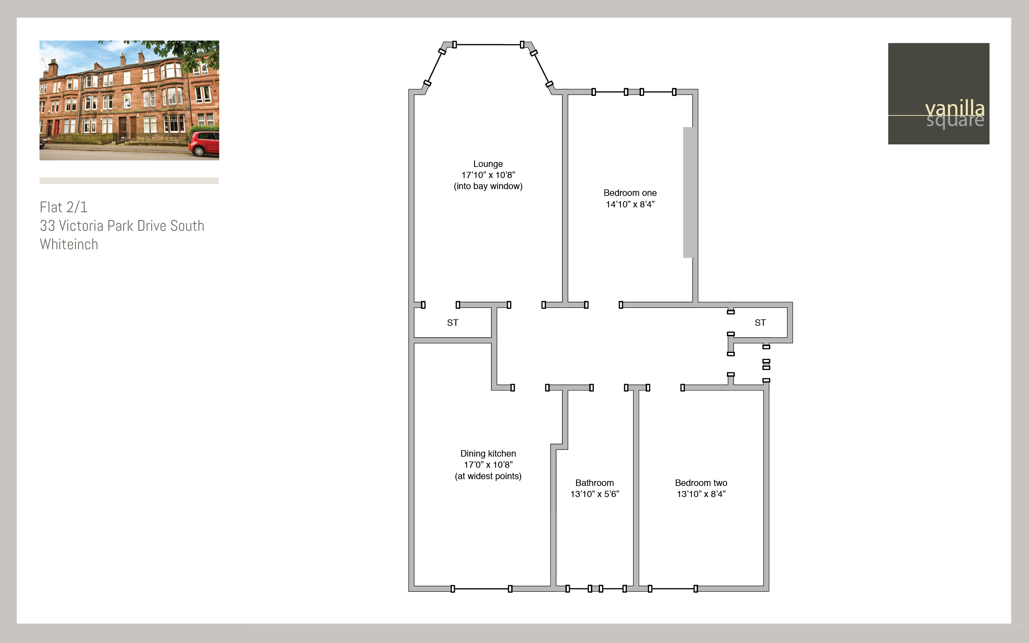 2 Bedrooms Flat for sale in Victoria Park Drive South, Glasgow G14