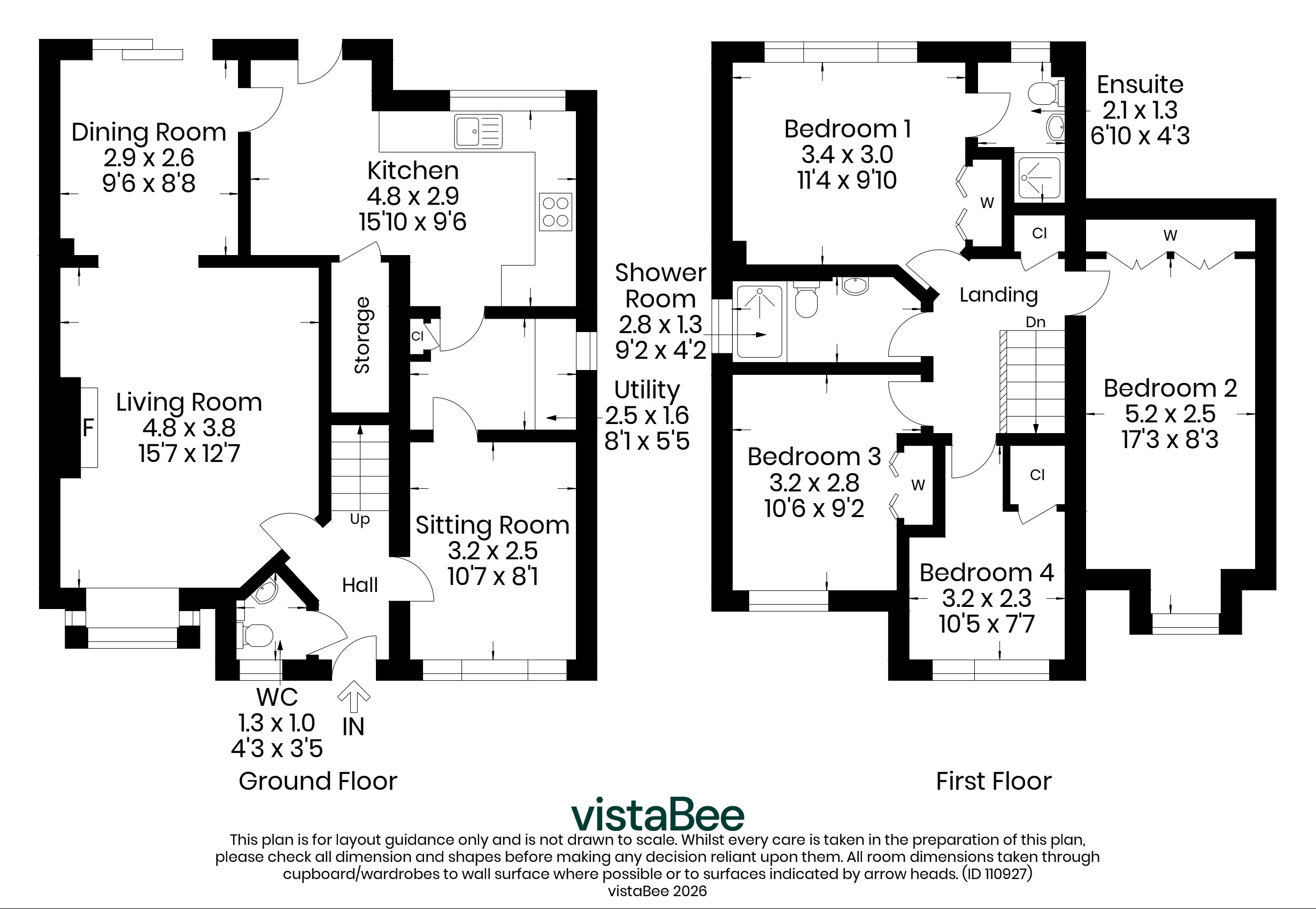 3, Gryfebank Close, Houston floorplan