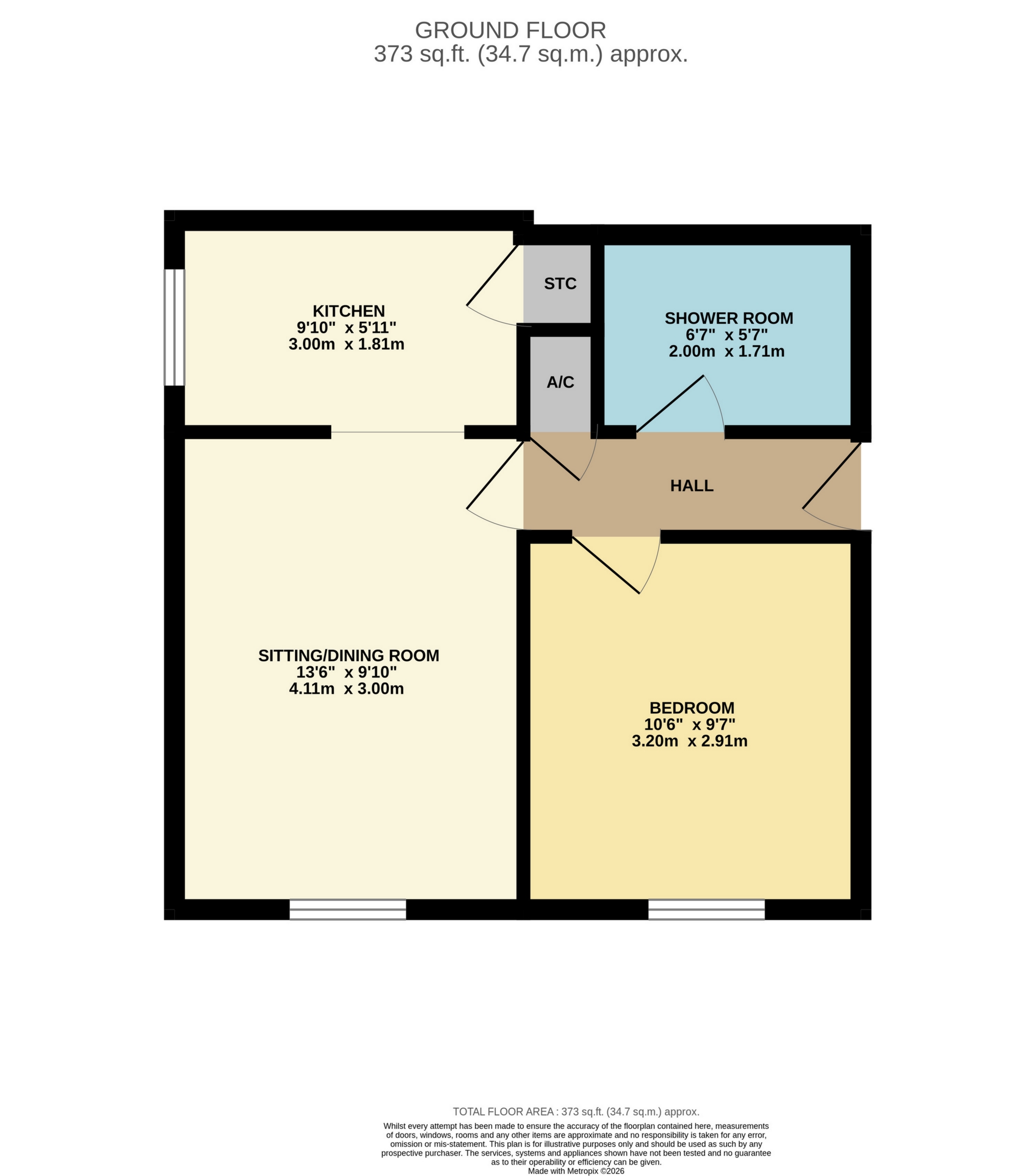 20, Hyde Court, Yeovil floorplan
