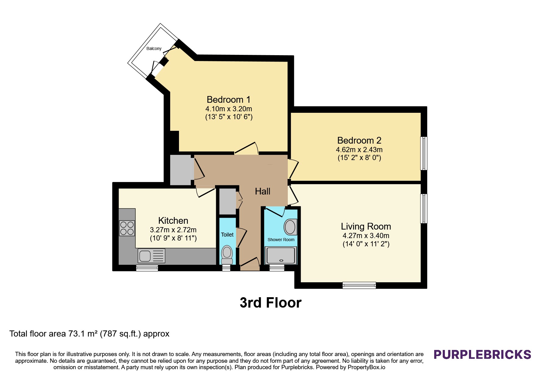 Stewarts Road, Battersea floorplan
