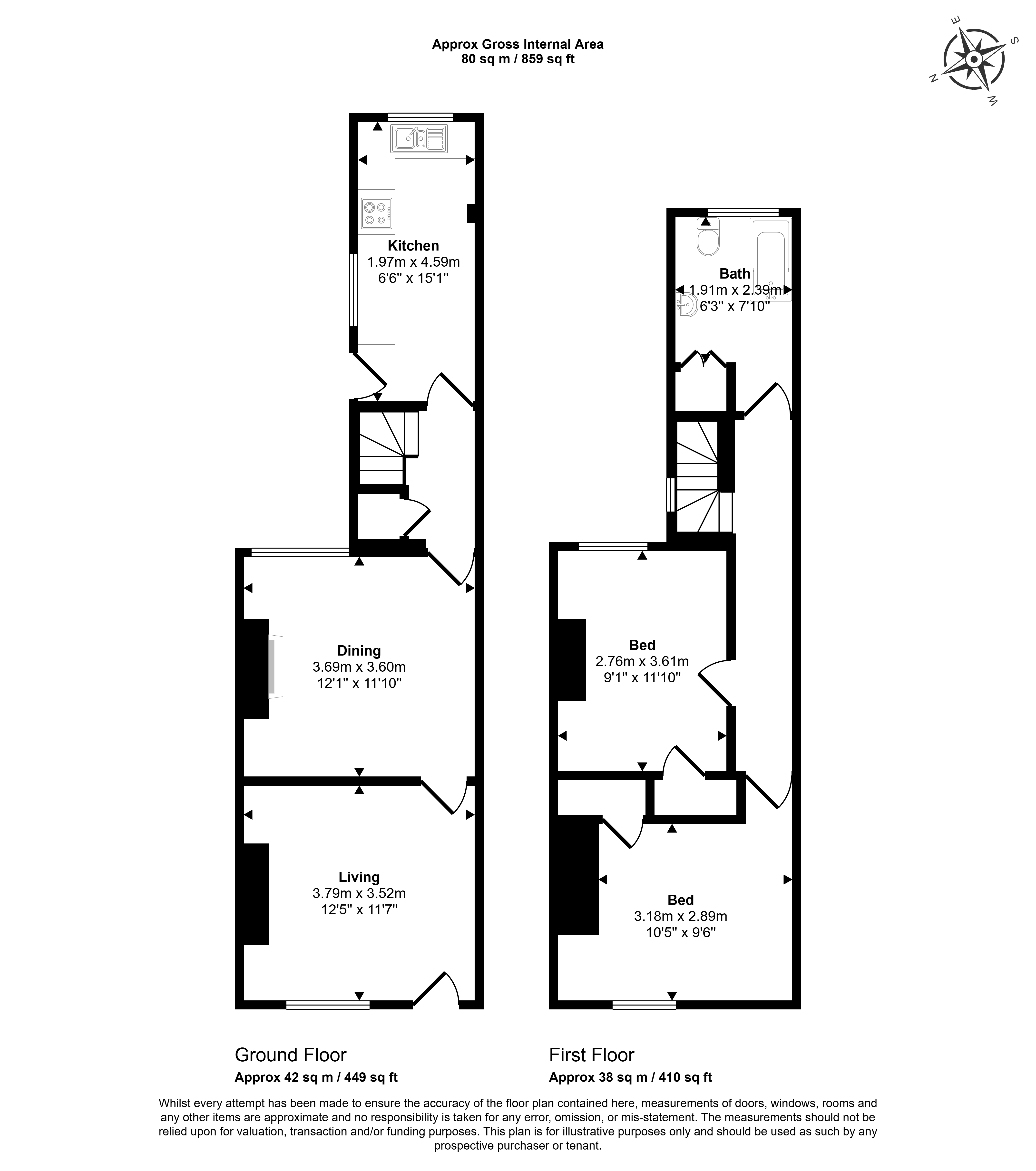 33, Forrester Street, Walsall floorplan