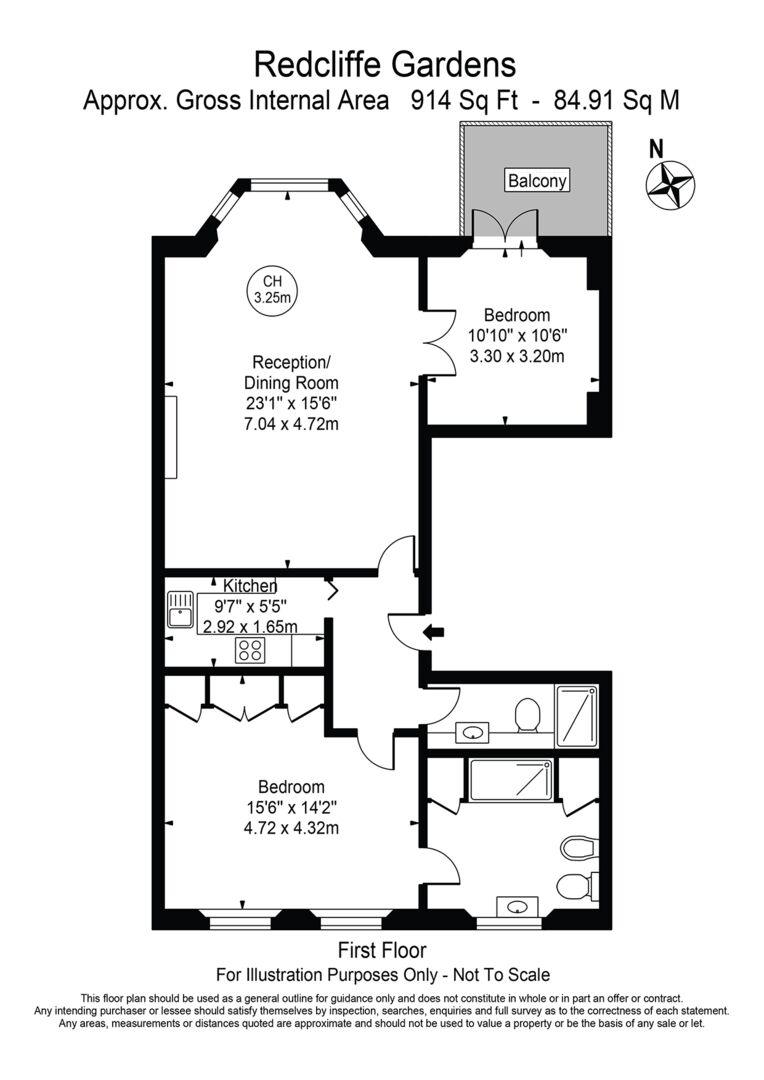 Redcliffe Gardens, London floorplan