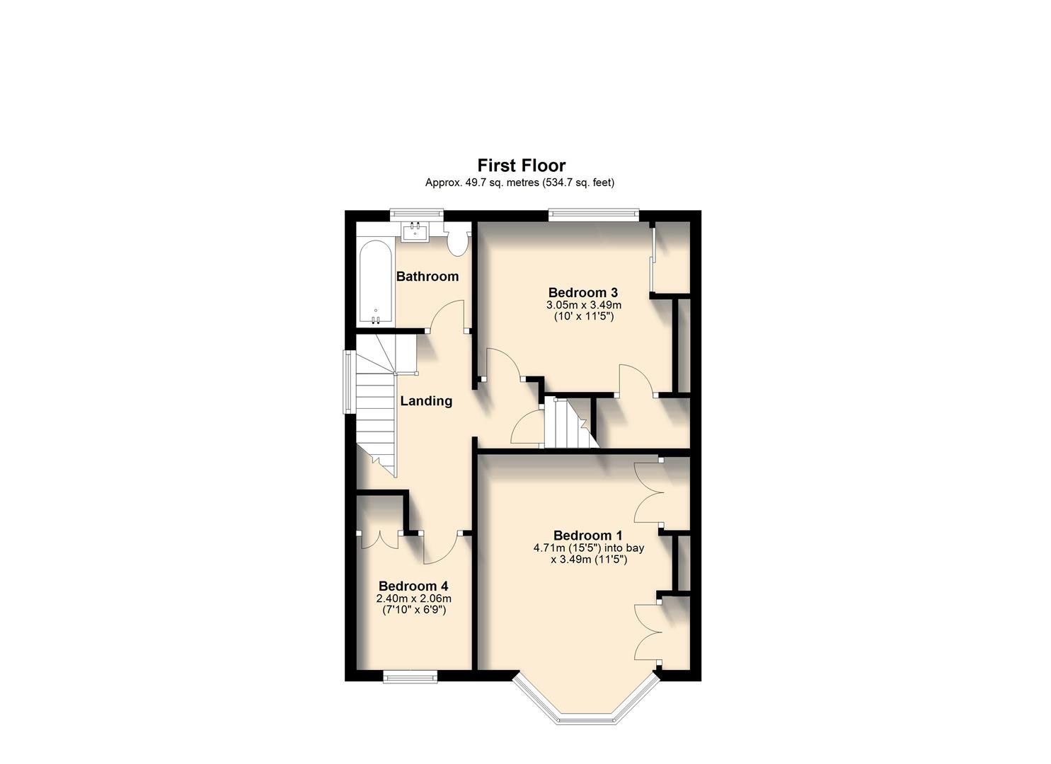 23, Cross Park Road, Crownhill floorplan