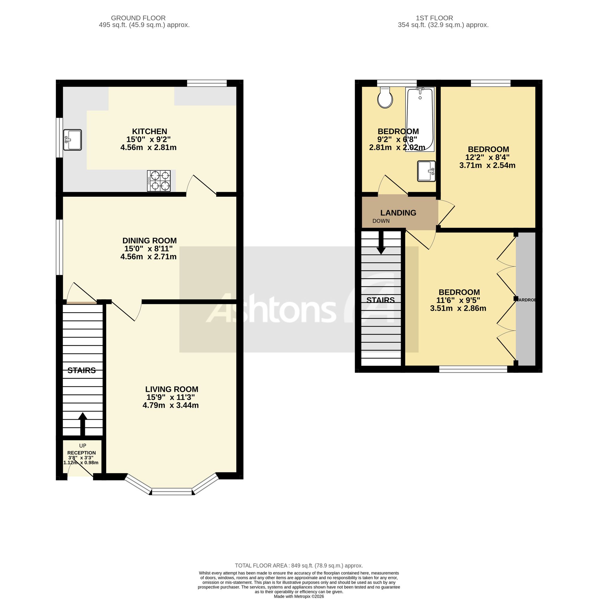30 Vista Avenue, Newton-Le-Willows floorplan