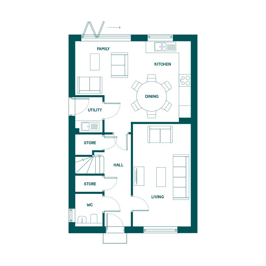 Gateforth Lane, North Yorkshire floorplan