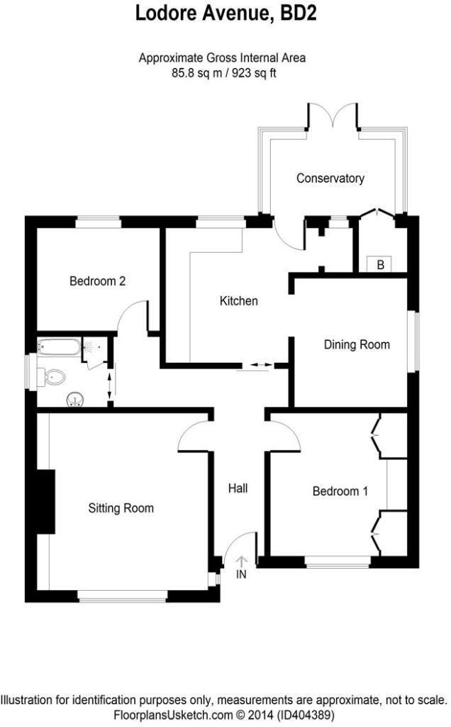 10, Lodore Avenue, Bradford floorplan
