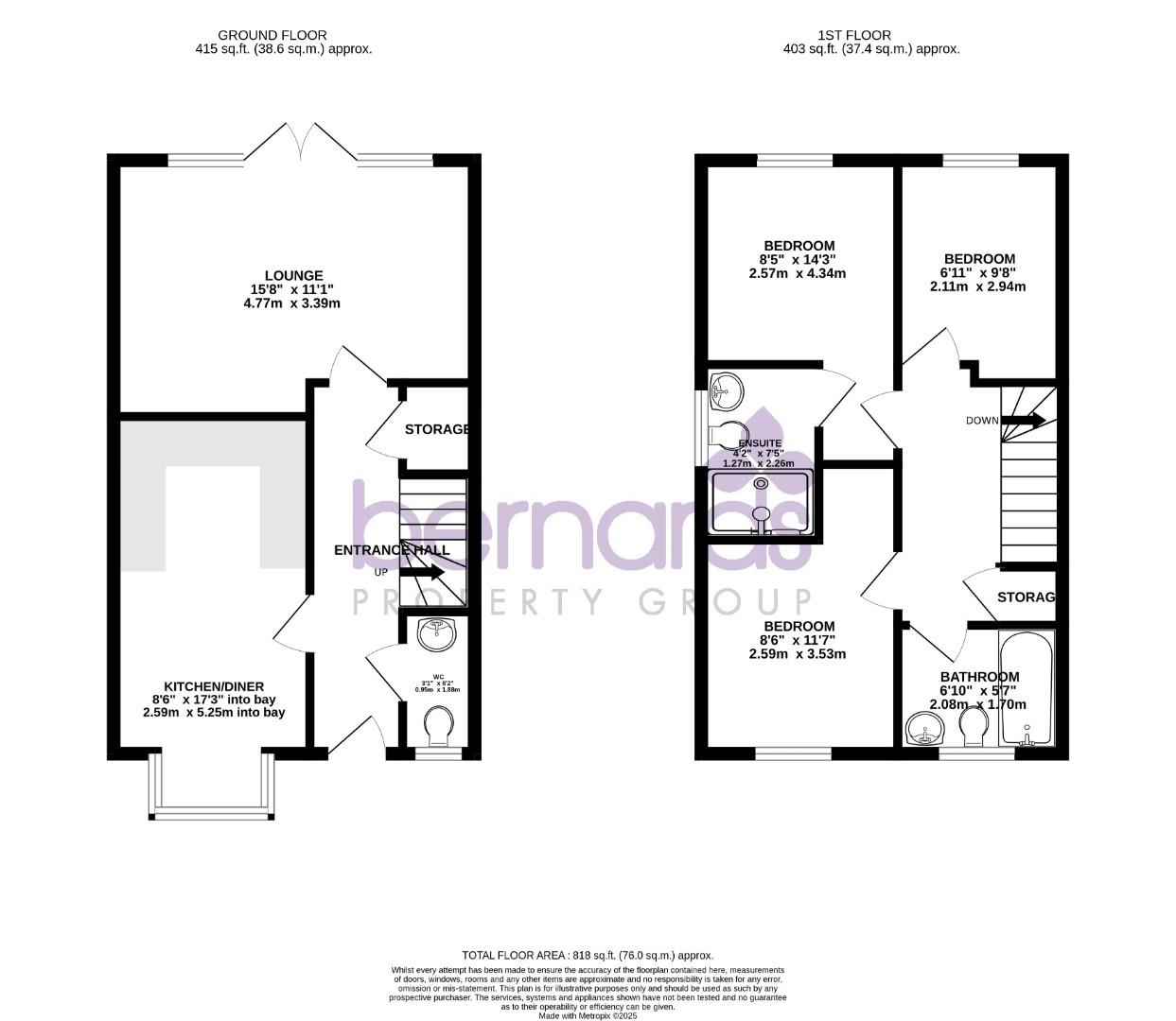 21, Merritt Way, Waterlooville floorplan