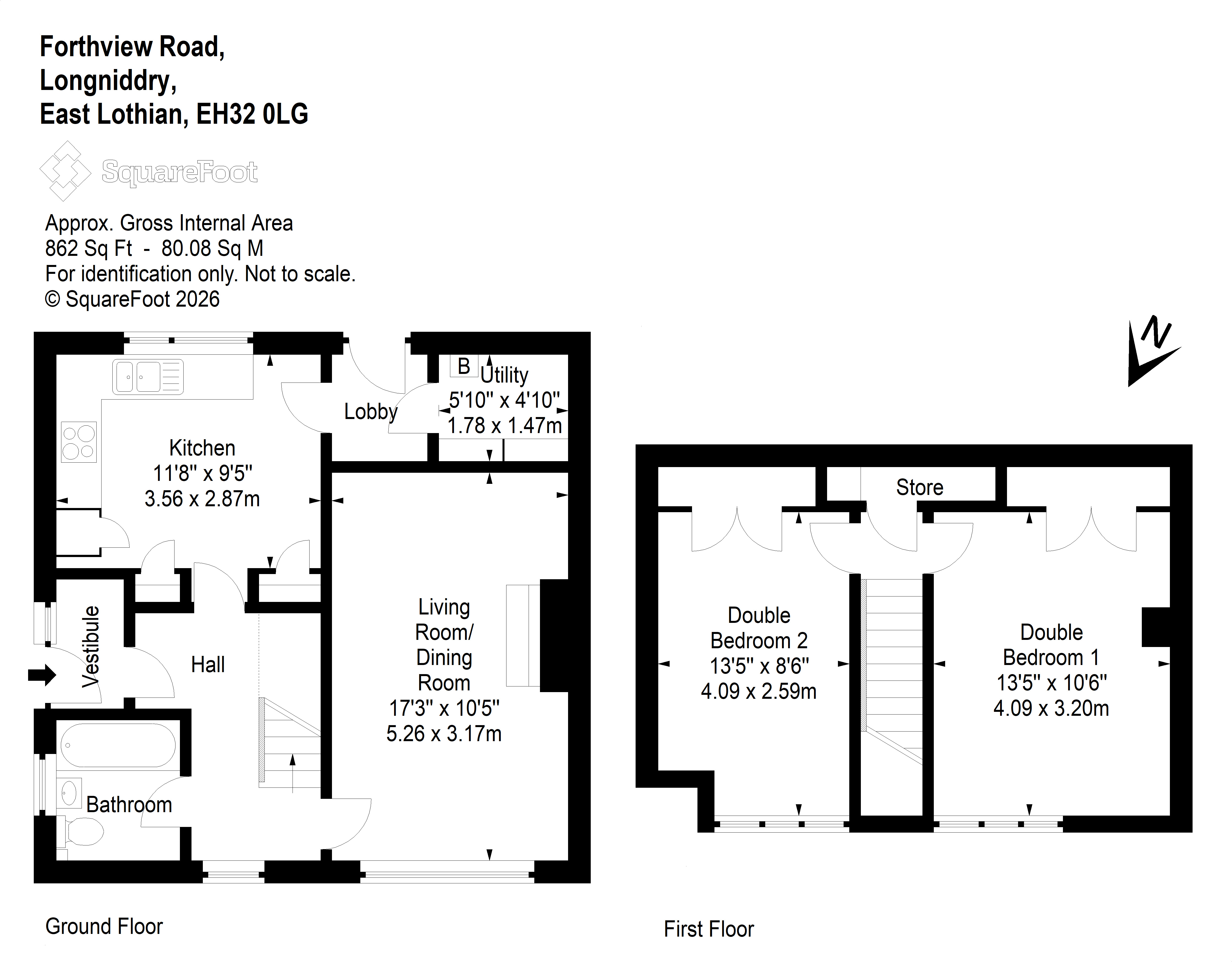 49, Forthview Road, LONGNIDDRY floorplan