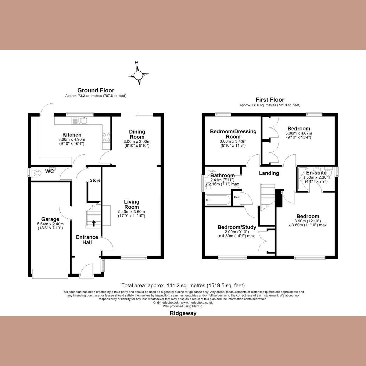 Ridgeway, Lambourne Hall Road, Rochford floorplan