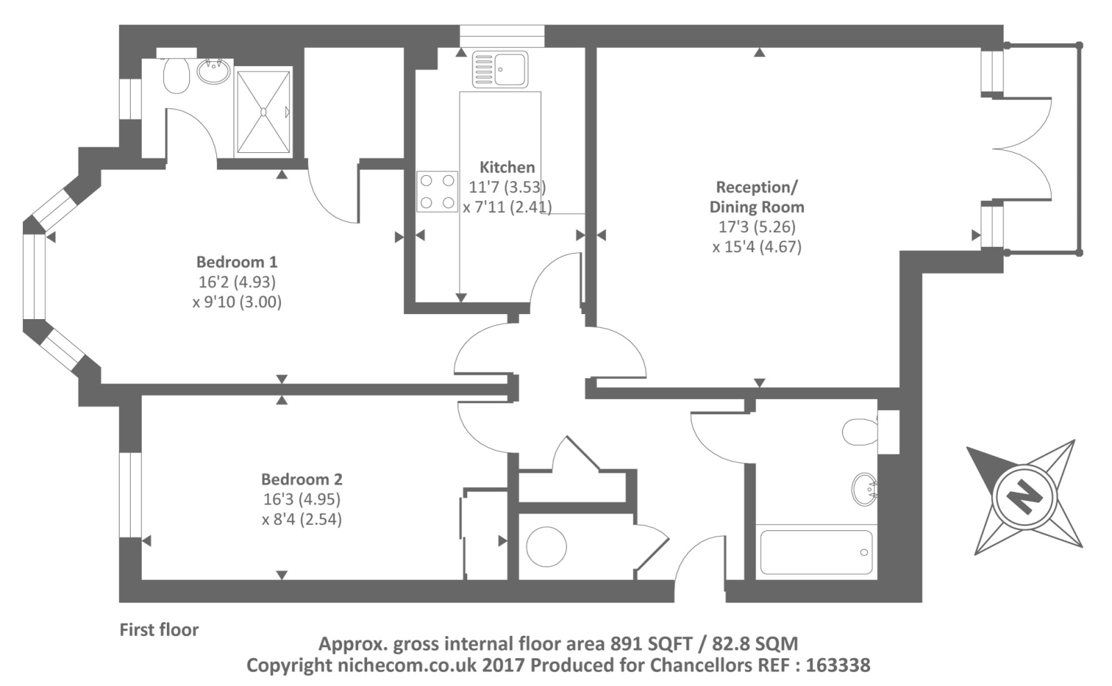 2 Bedrooms Flat for sale in Windlesham, Surrey GU20