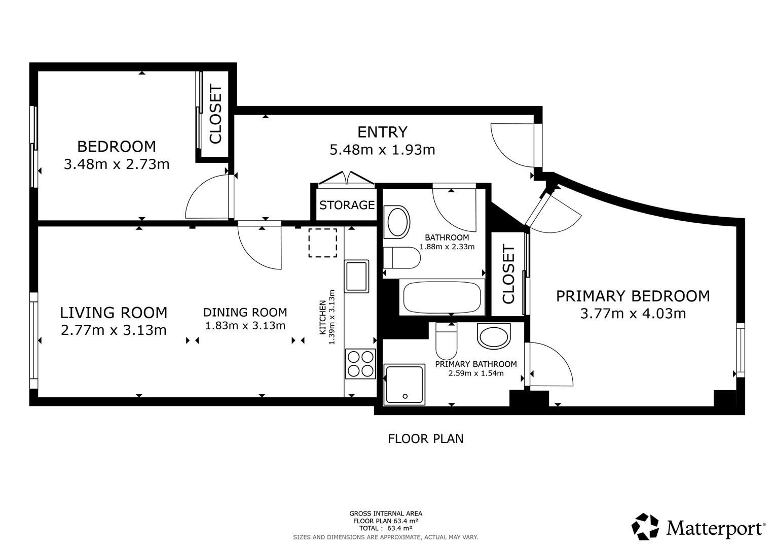 Apartment 19, 14-16 Whitworth Street, Piccadilly floorplan