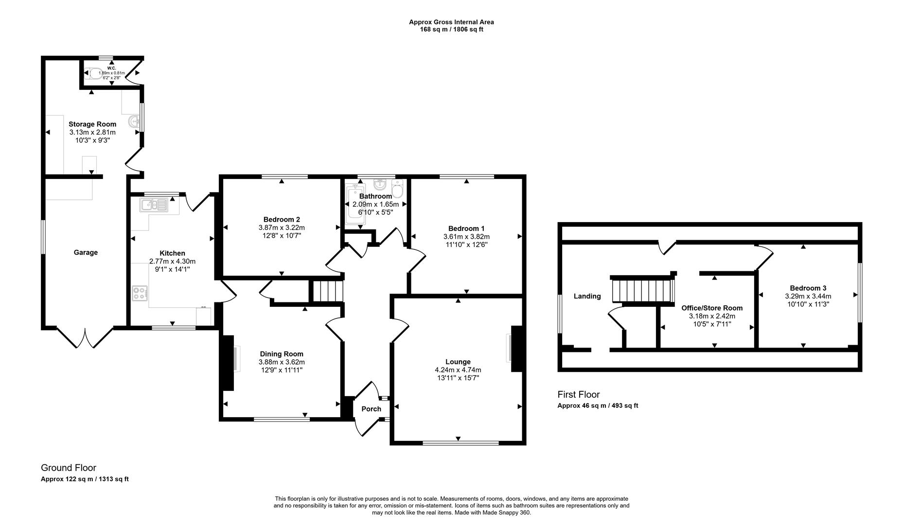 White Wings, Wayside Close, Haverfordwest floorplan