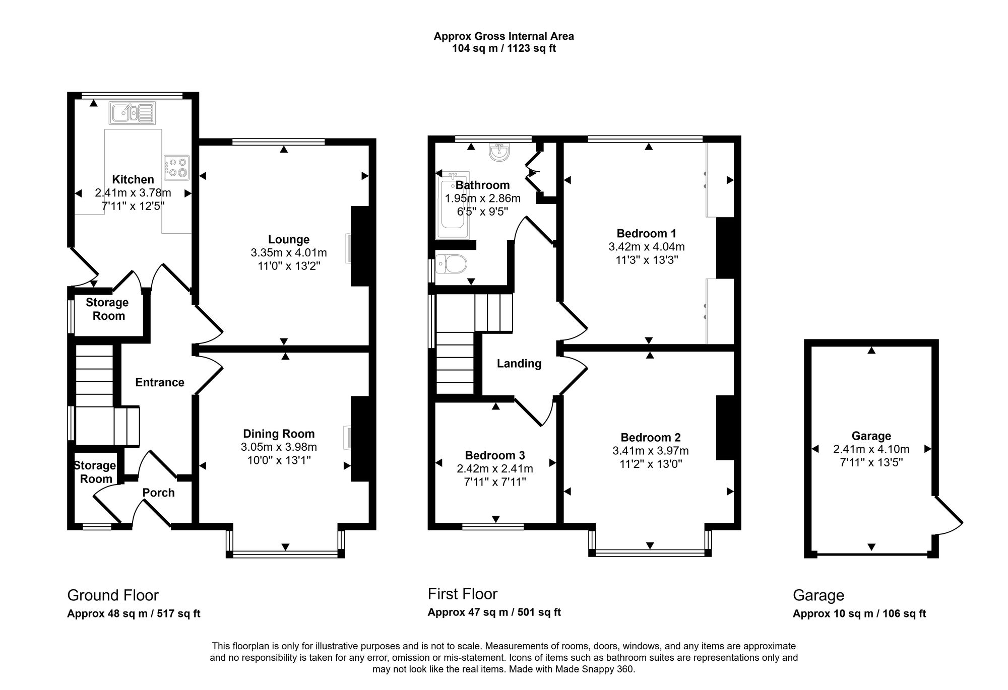 9 Marus Avenue, Wigan floorplan