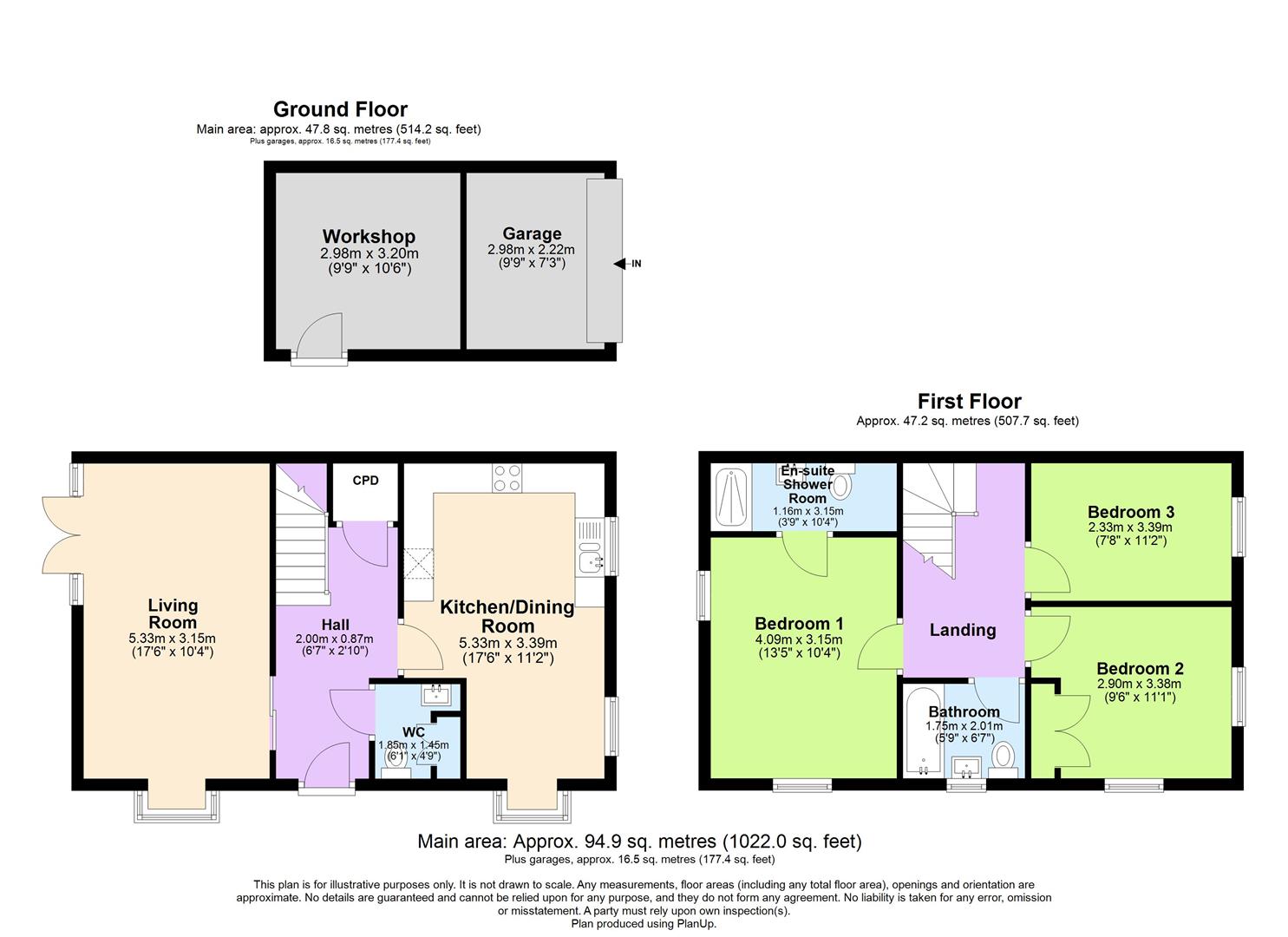19, Swordfish Avenue,, Southam floorplan