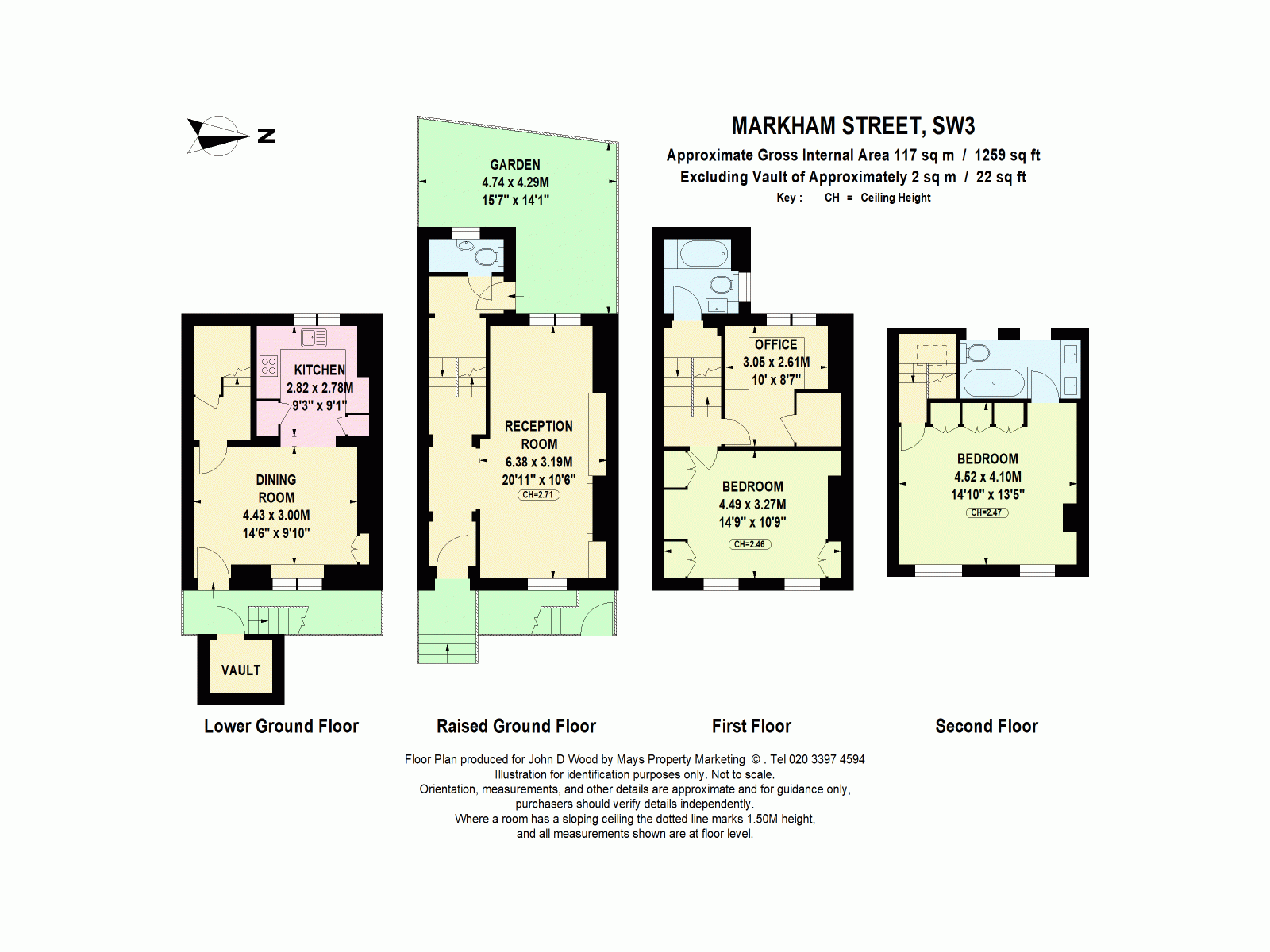 38, Markham Street, London floorplan