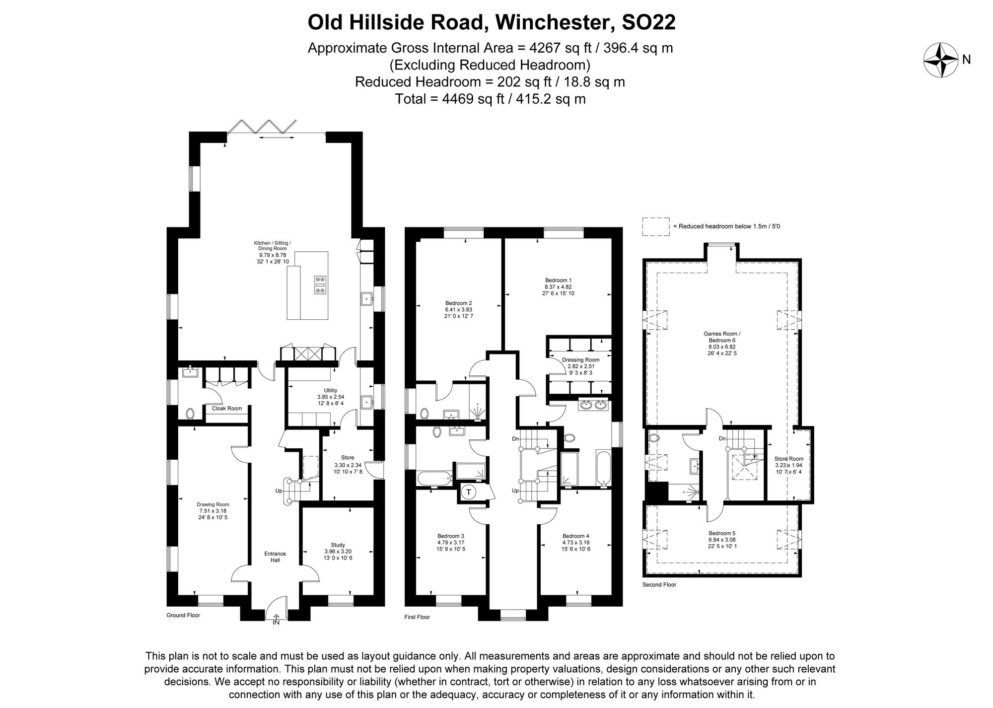 Heythrop, Old hillside Road, Winchester floorplan