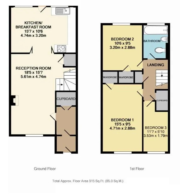 Bedster Gardens, West Molesey floorplan