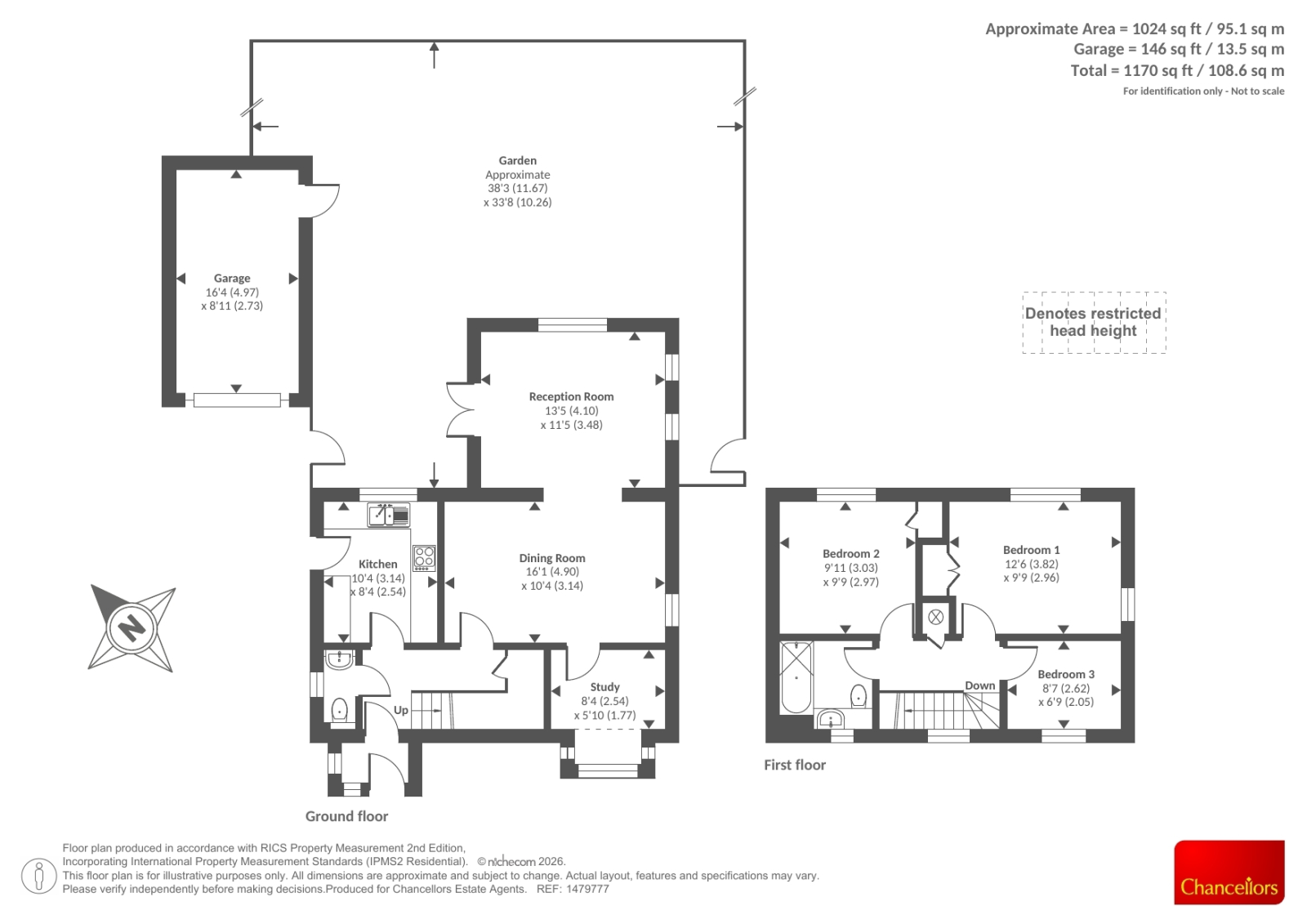 1, Tamarisk Court, Thatcham floorplan