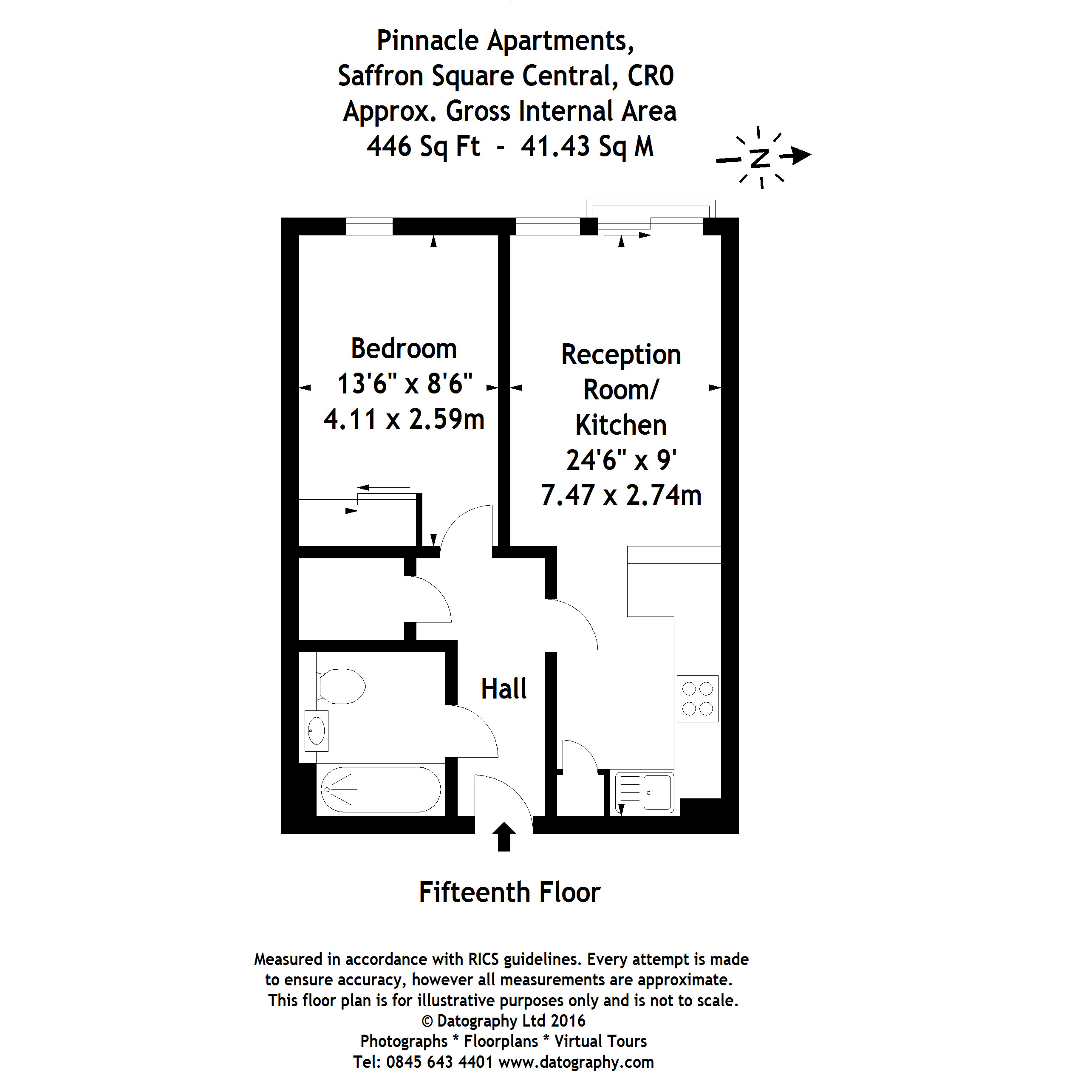 1 Bedrooms Flat to rent in Pinnacle Apartments, Saffron Square Central, Croydon CR0