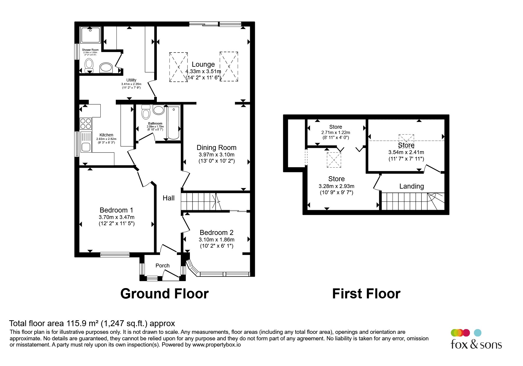8, Westbourne Grove, Yeovil floorplan