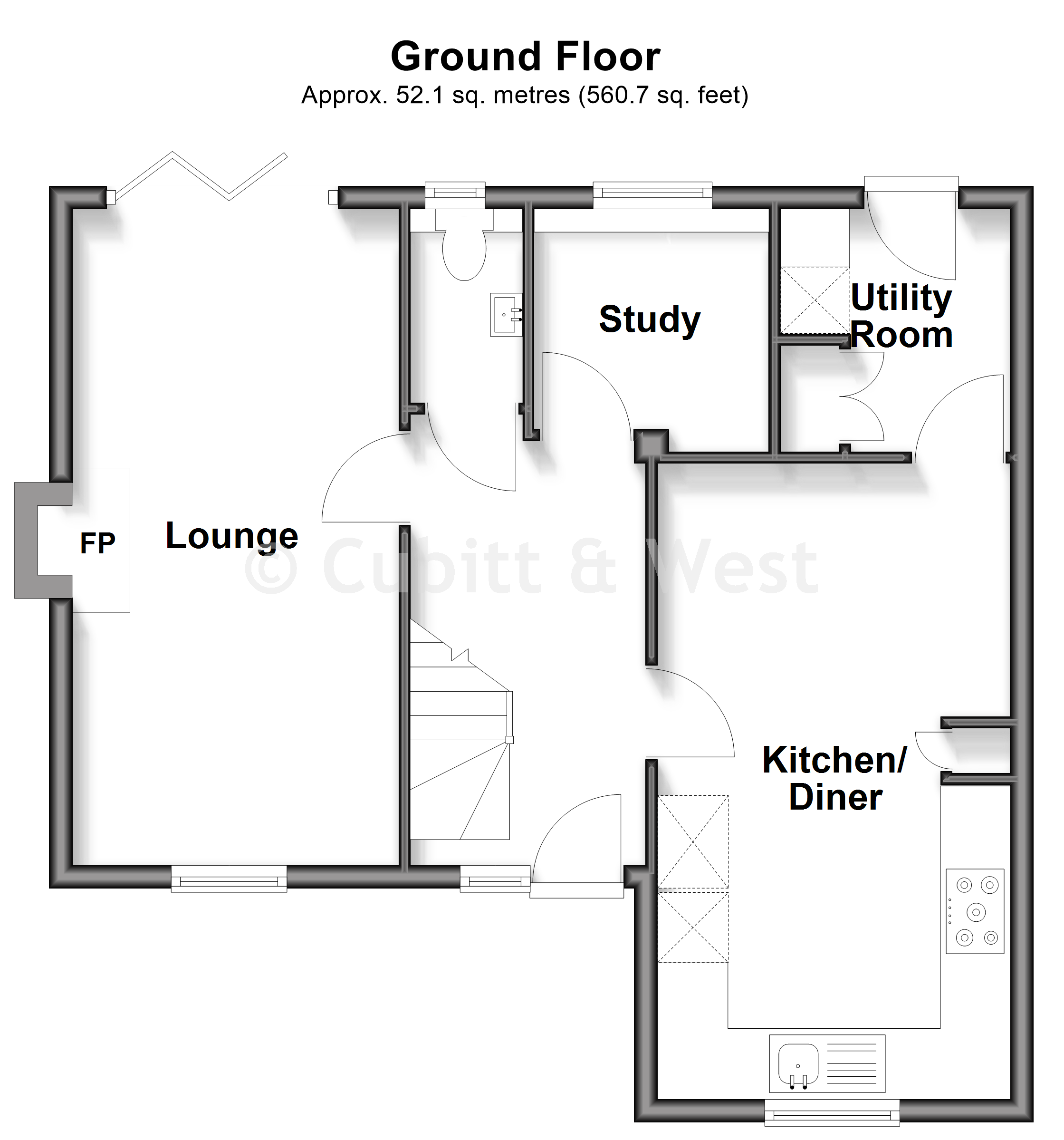 144B, The Ridgway, Brighton floorplan