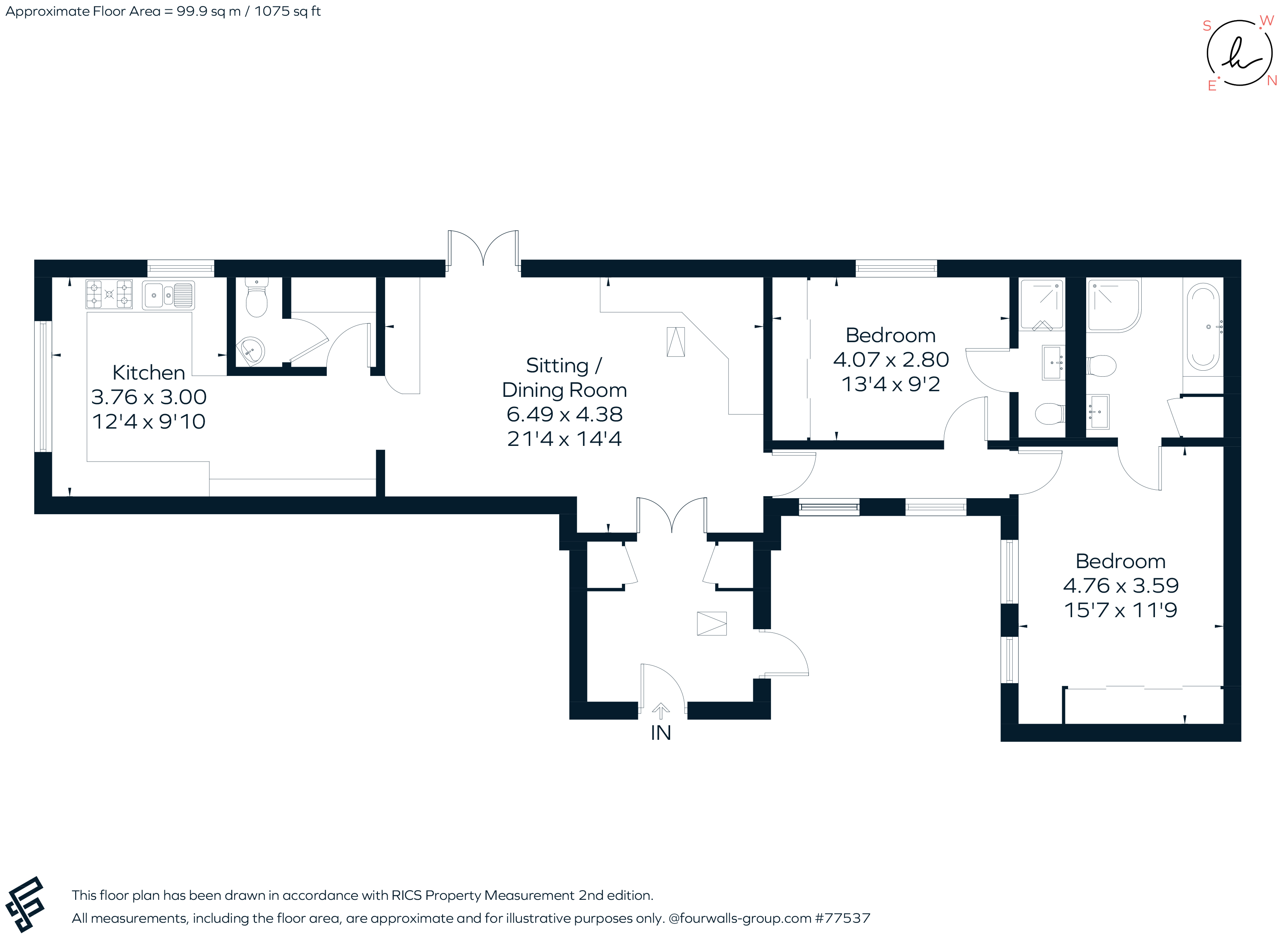 Pellingbridge Farm, Stables Cottage, Lewes Road, Scaynes Hill floorplan