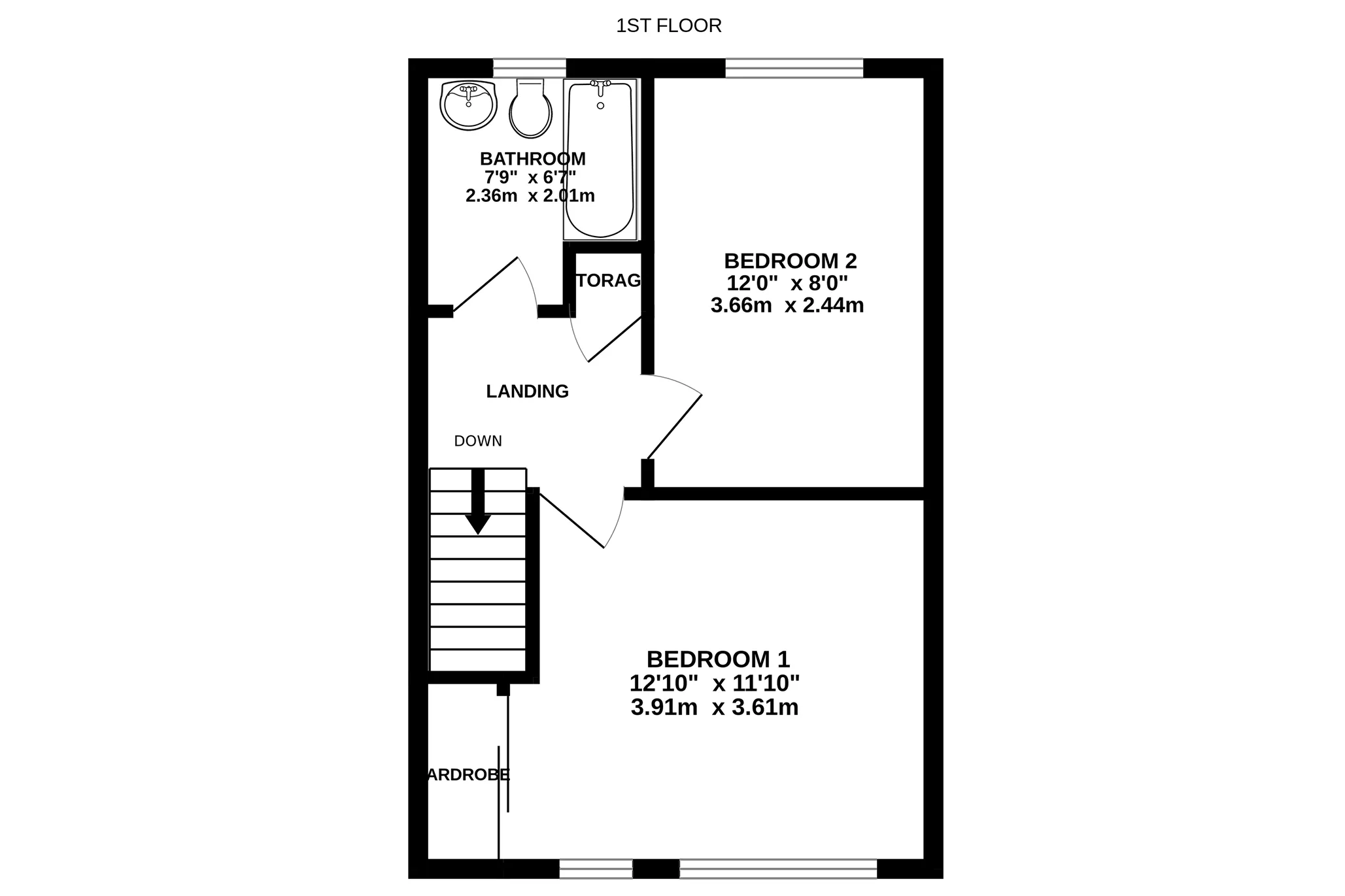 15, River Close, Ramsey floorplan