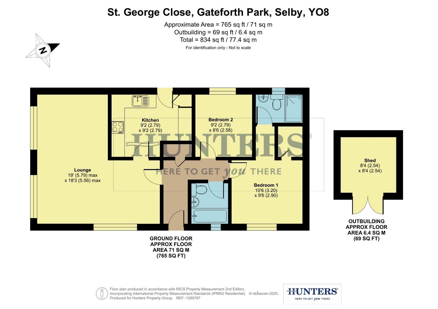 6, St. George Close, Selby floorplan