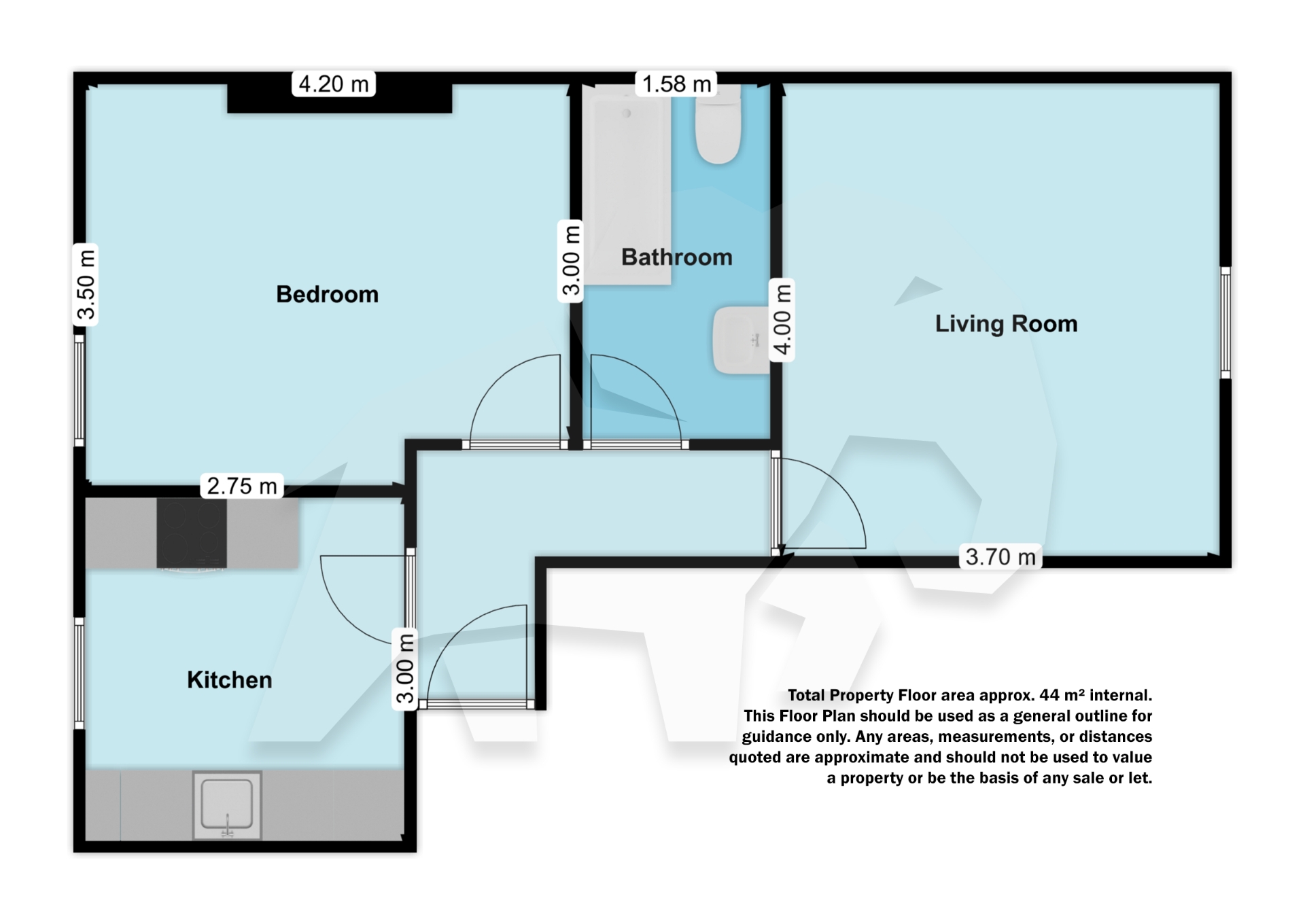 4 77, Brondesbury Road, London floorplan