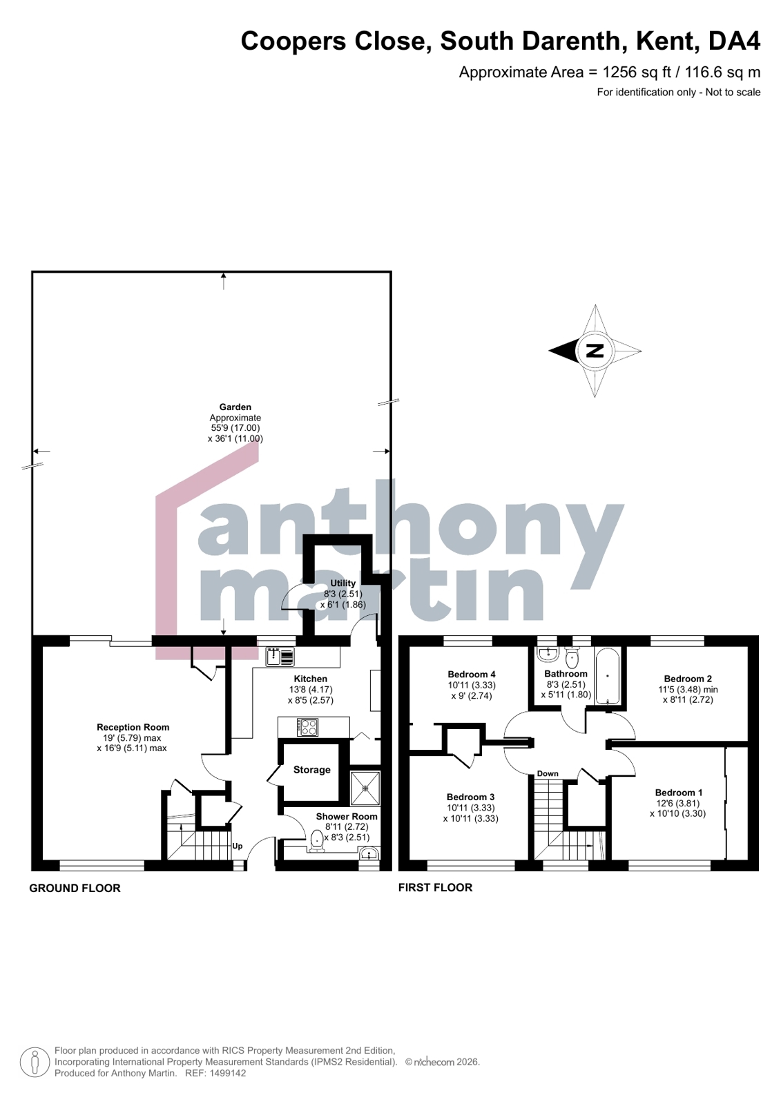 11, Coopers Close, Kent floorplan