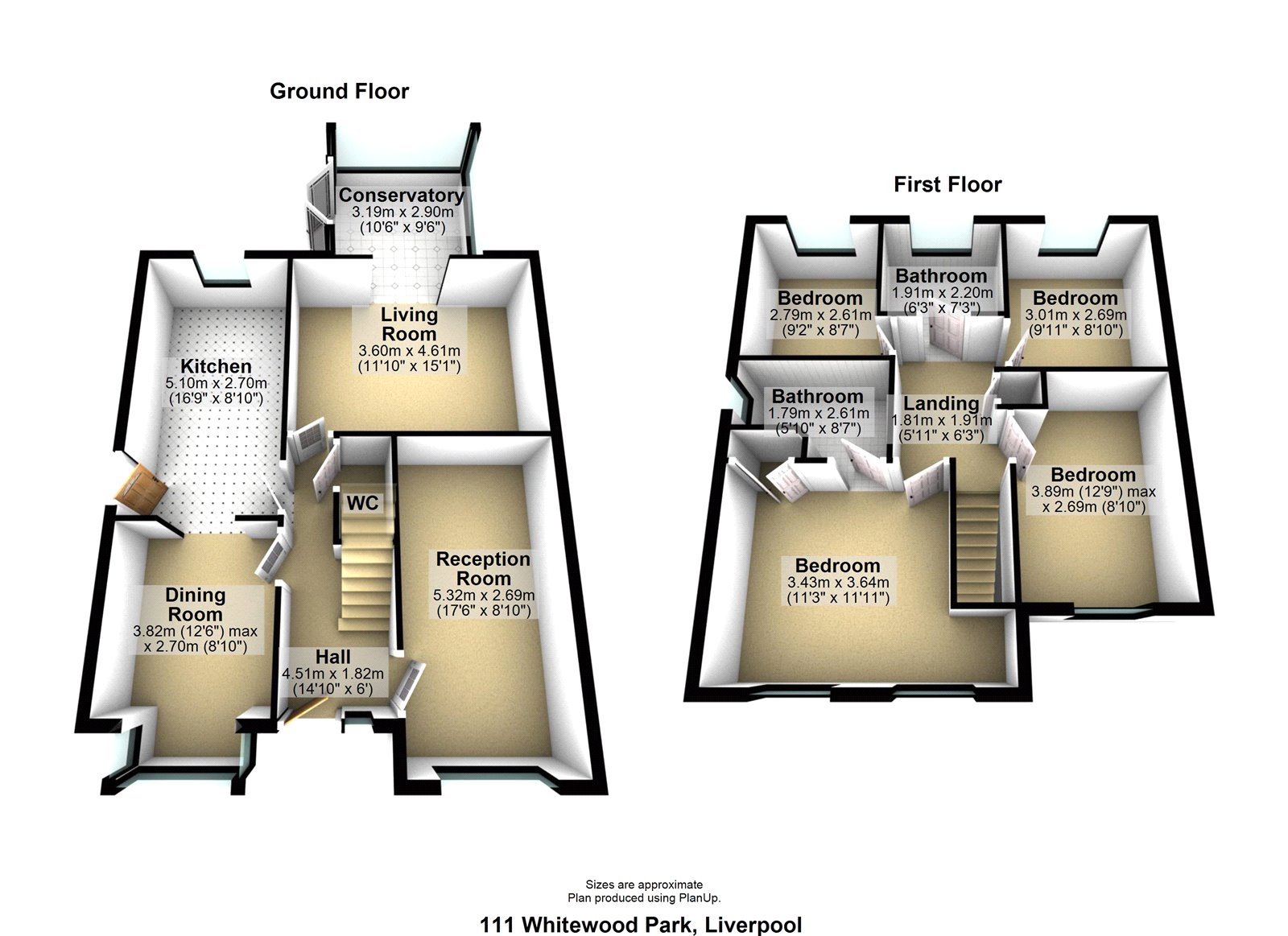 111, Whitewood Park, Merseyside floorplan