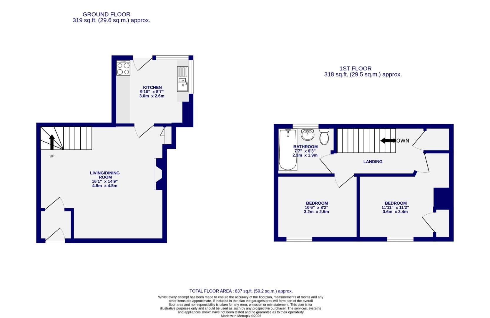 13, The Green, York floorplan