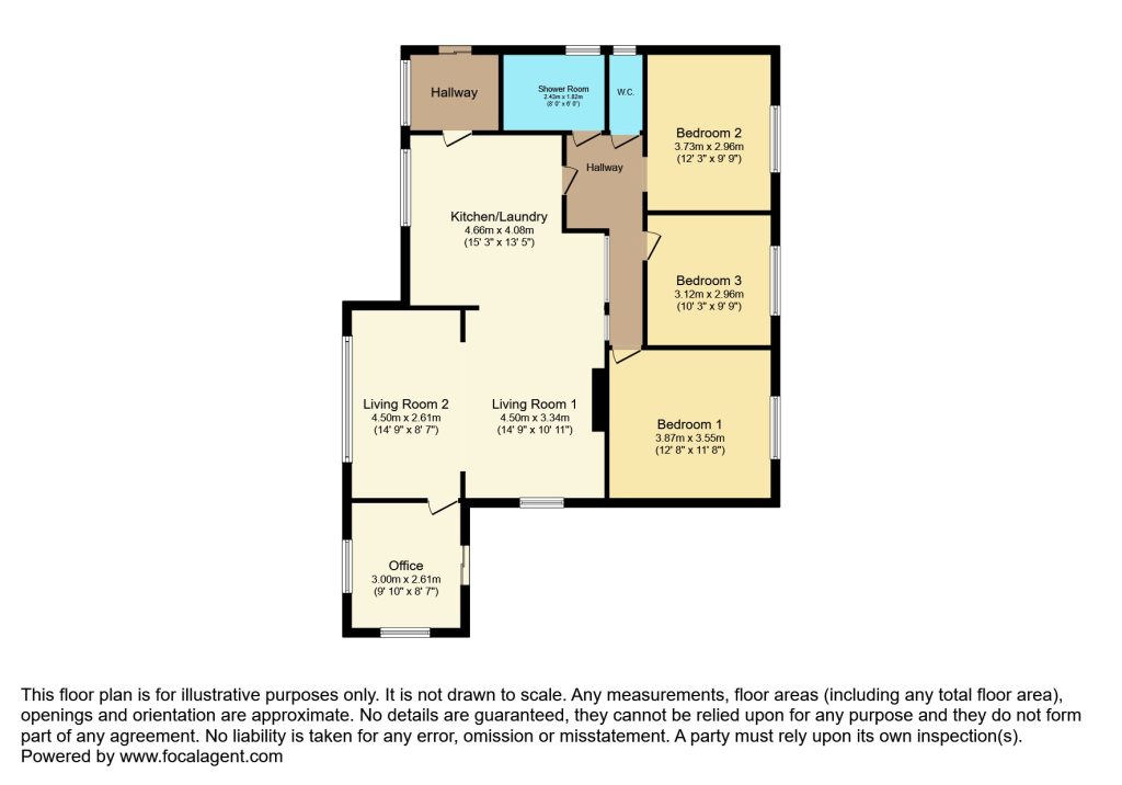 New Bungalow, New Bungalow, Farnham Road, Liss floorplan