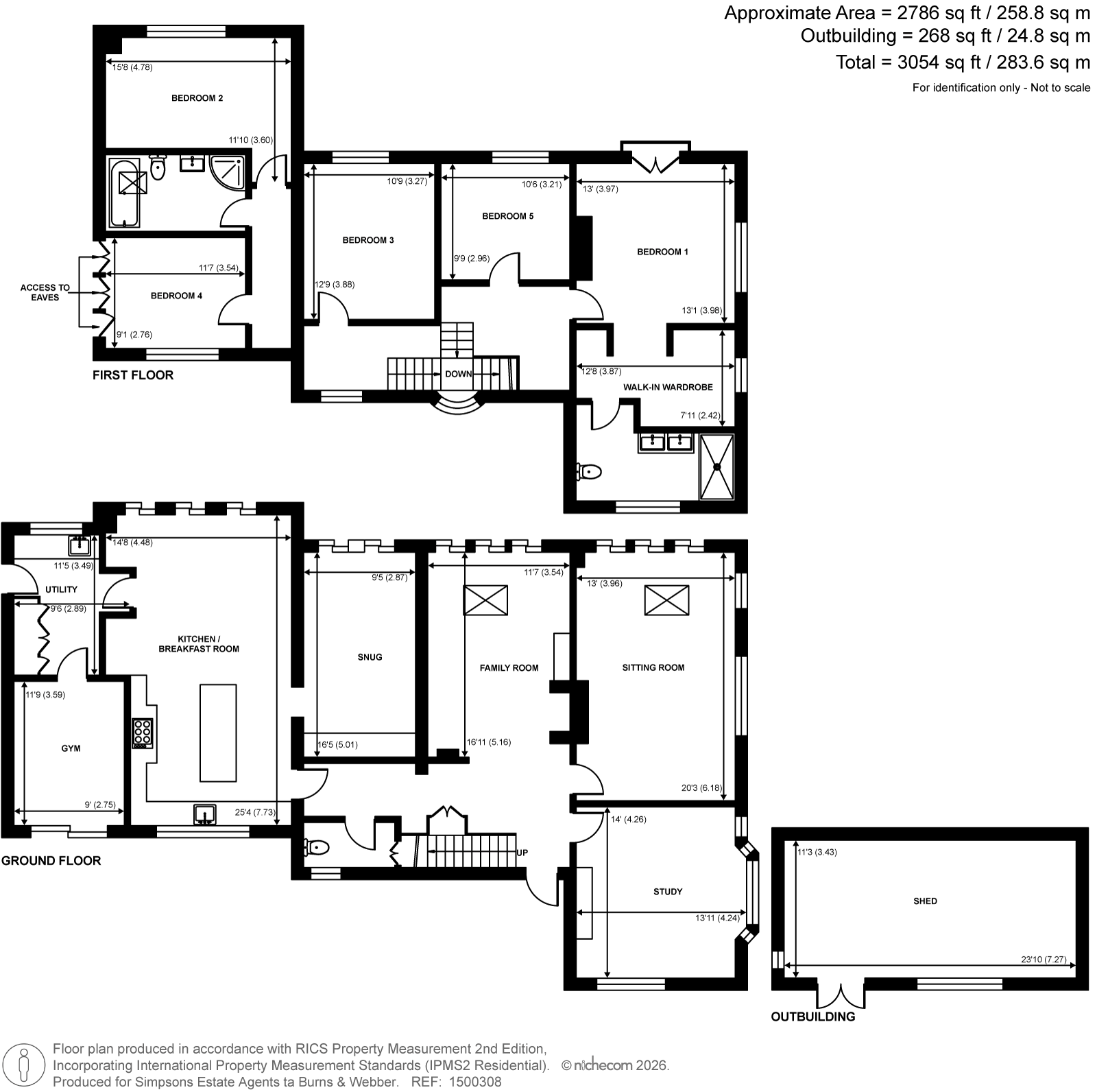 Tipplers,, Tilford Road, Farnham floorplan