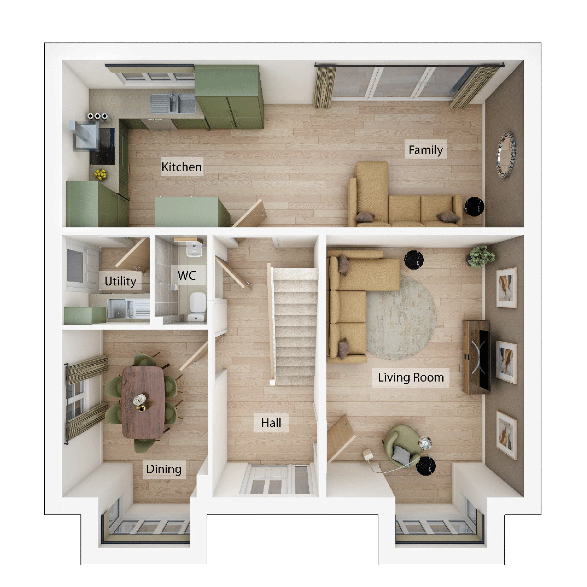 Hanafey Way, Northampton floorplan