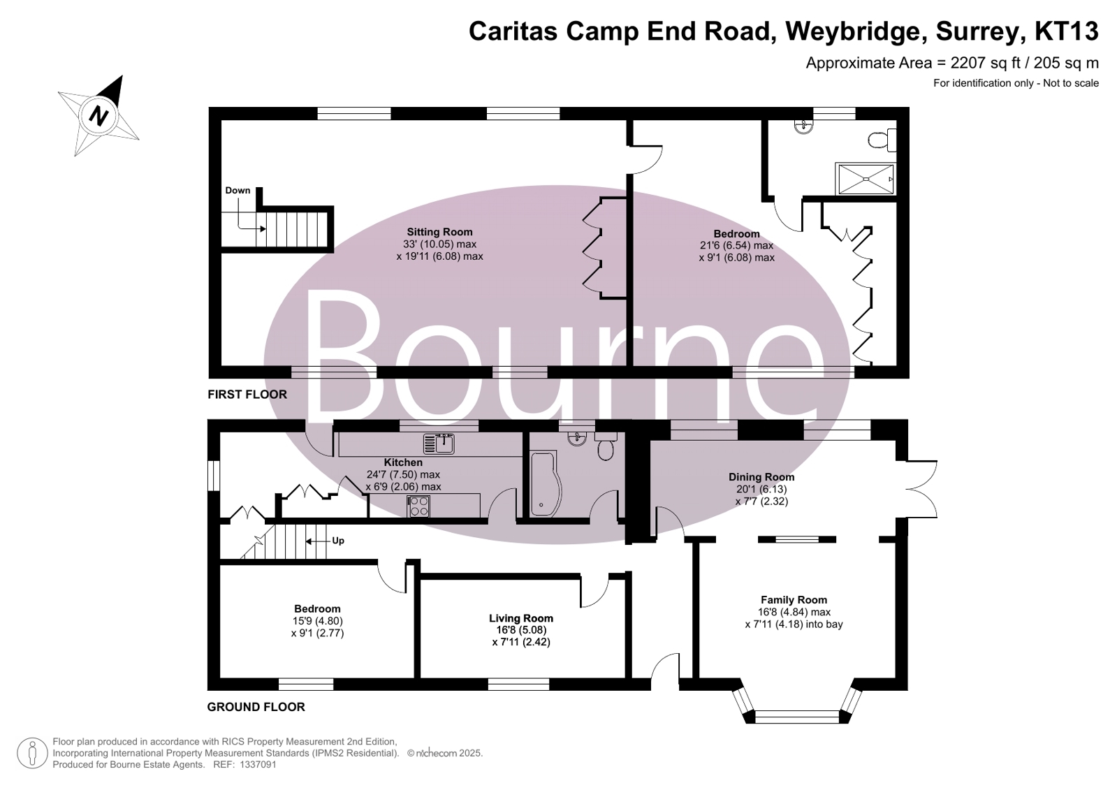 Caritas,, Camp End Road, Weybridge floorplan
