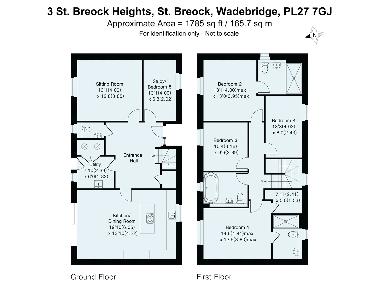 3, St. Breock Heights, Wadebridge floorplan