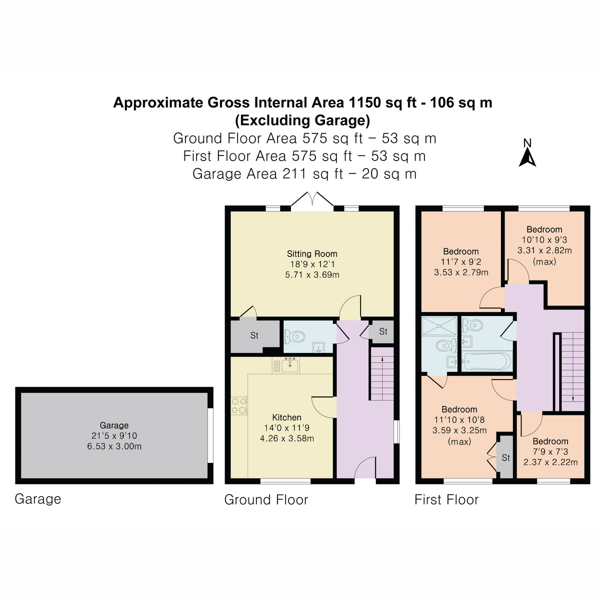25, Reed Street, Didcot floorplan