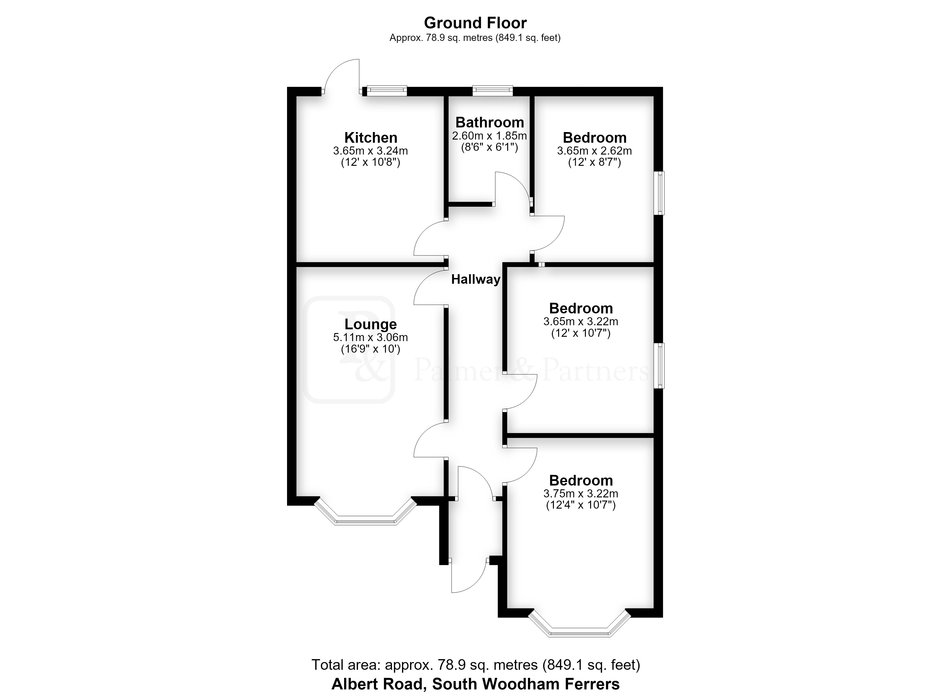 14, Albert Road, Chelmsford floorplan
