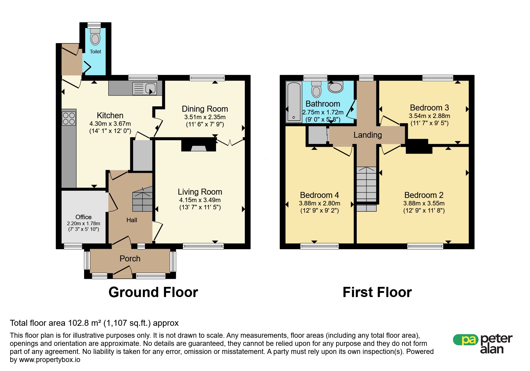 14, Cyntwell Place, CARDIFF floorplan