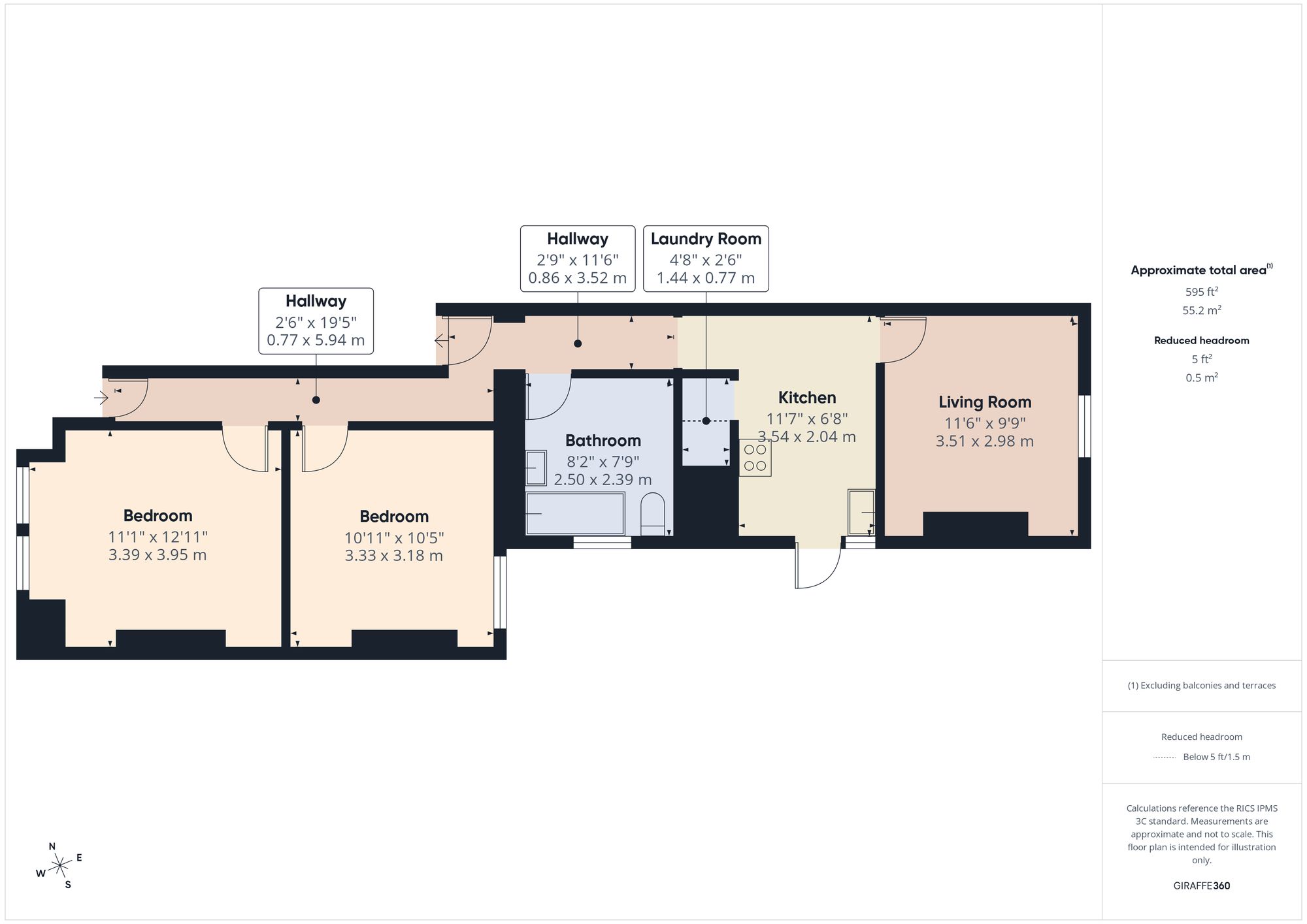 145, Shelbourne Road, London floorplan