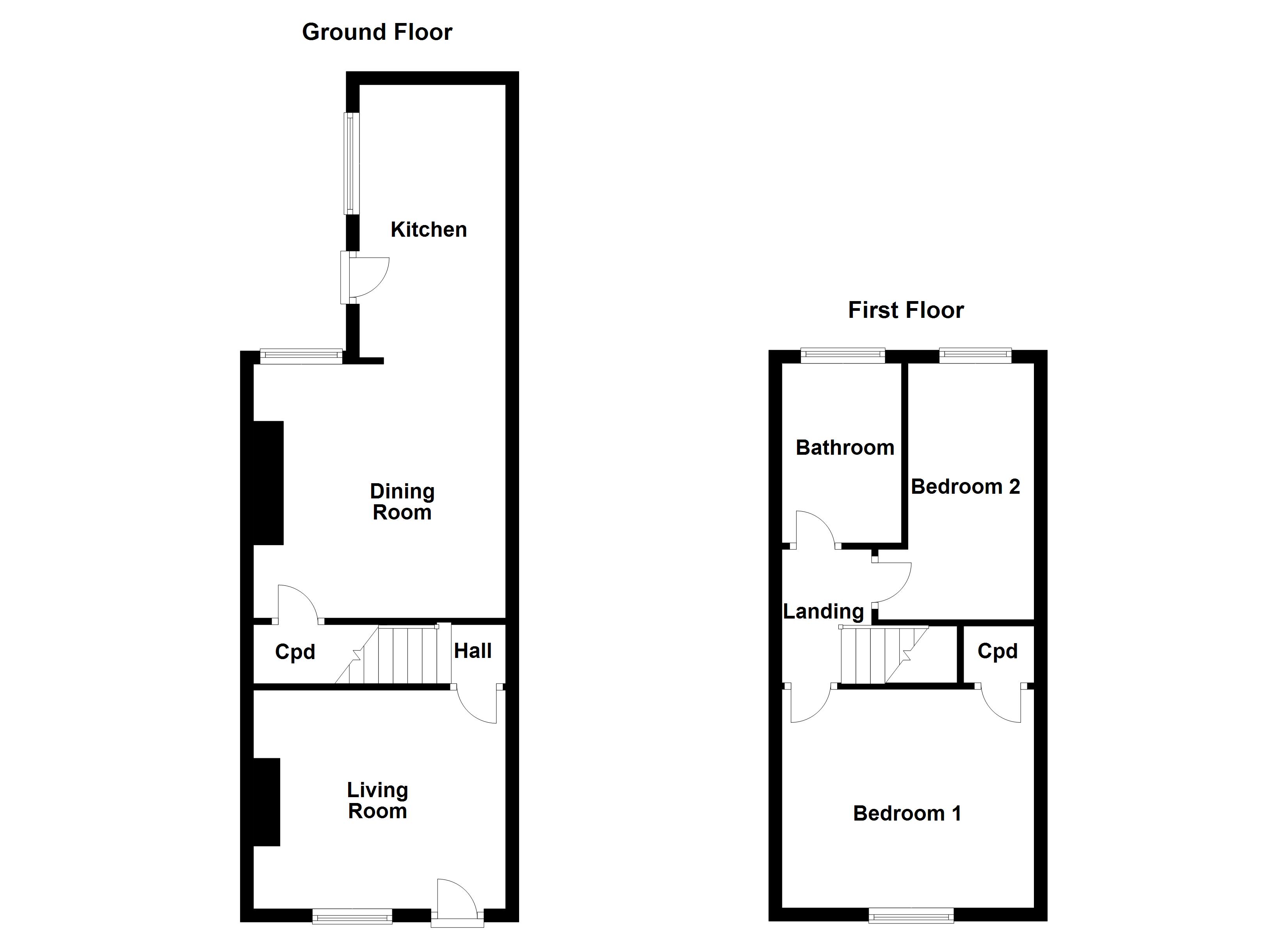 2 Bedrooms Terraced house for sale in Hugh Street, Castleford WF10
