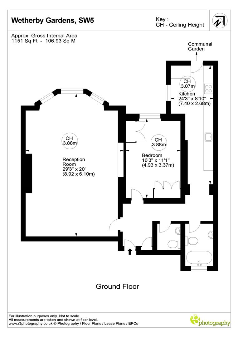5 (Ground Floor), Wetherby Gardens, London floorplan
