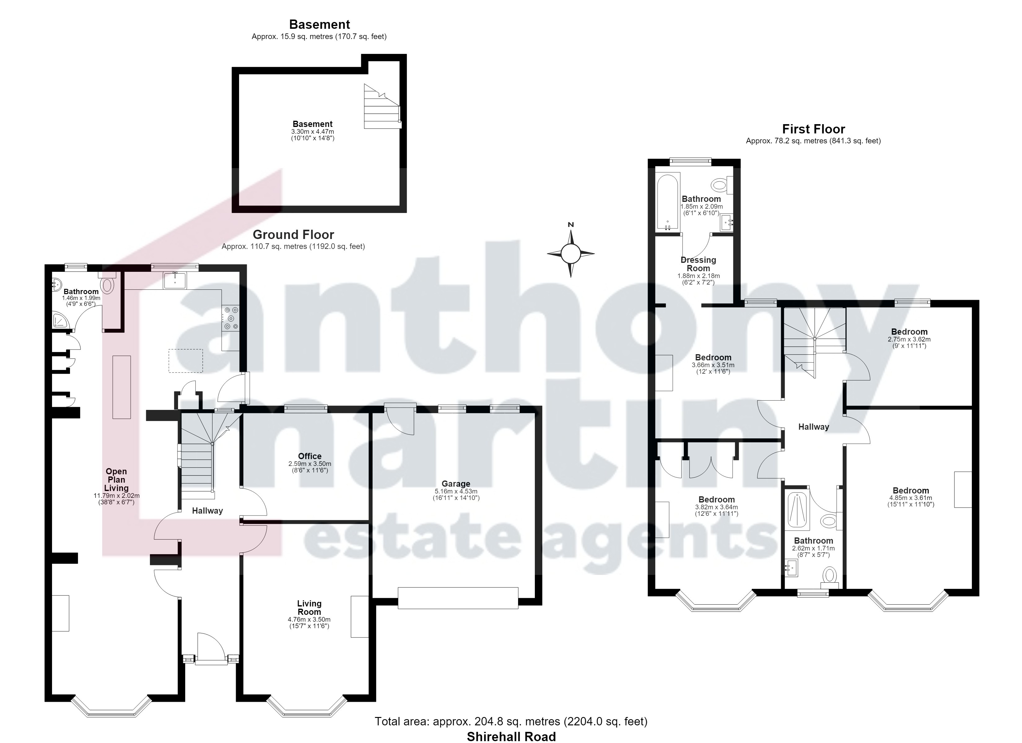 36, Shirehall Road, Dartford floorplan