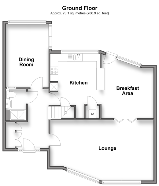 Lambardes New Ash Green, Longfield floorplan