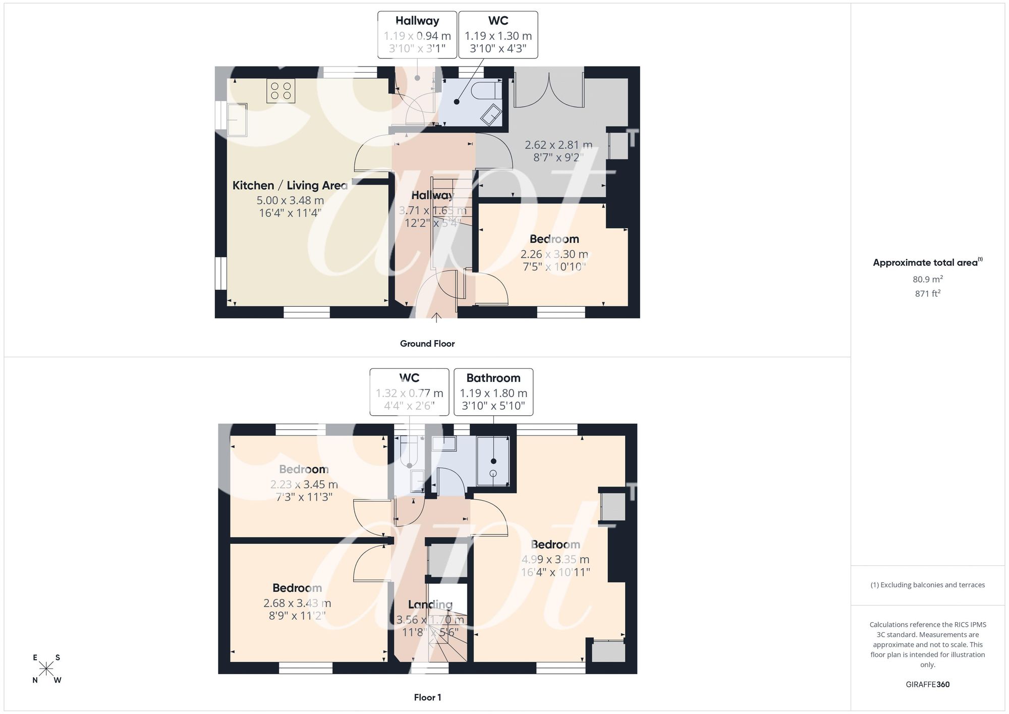 16 The Highway, Brighton floorplan
